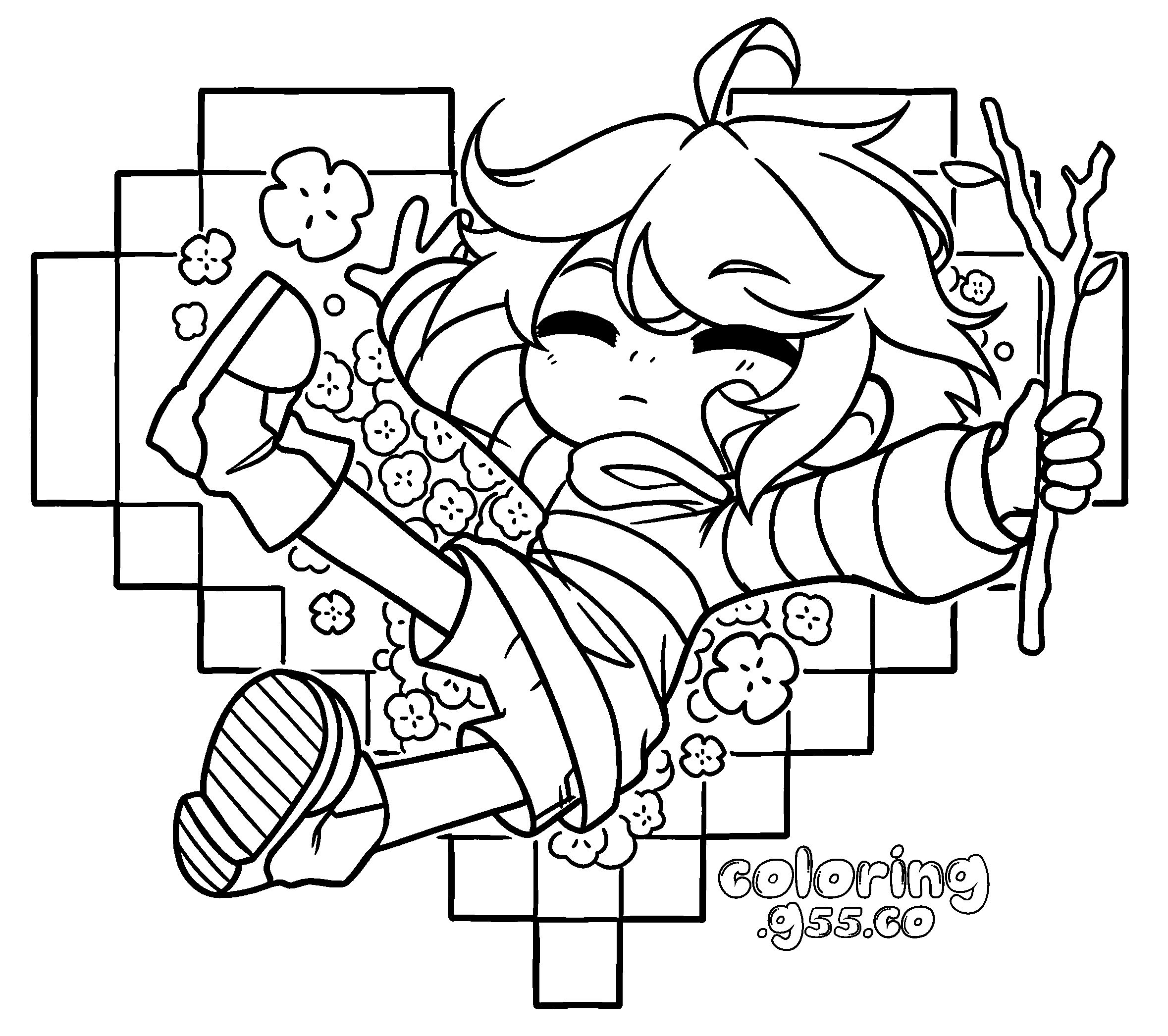 cute frisk undertale line art