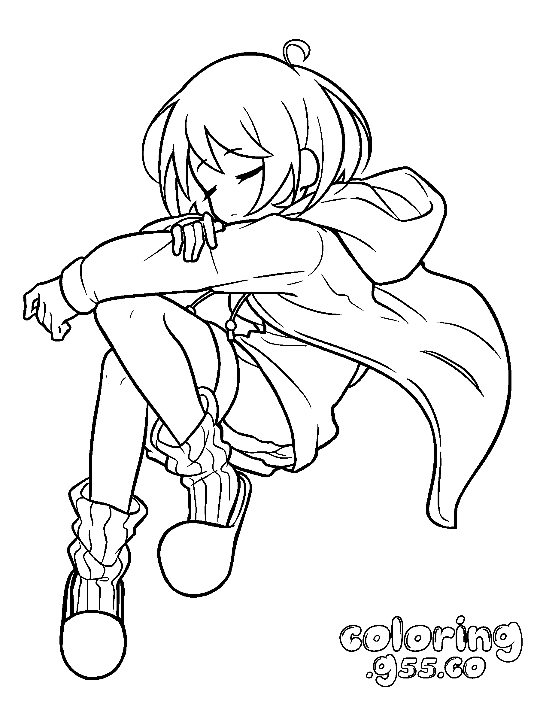 undertale frisk hoodie line art
