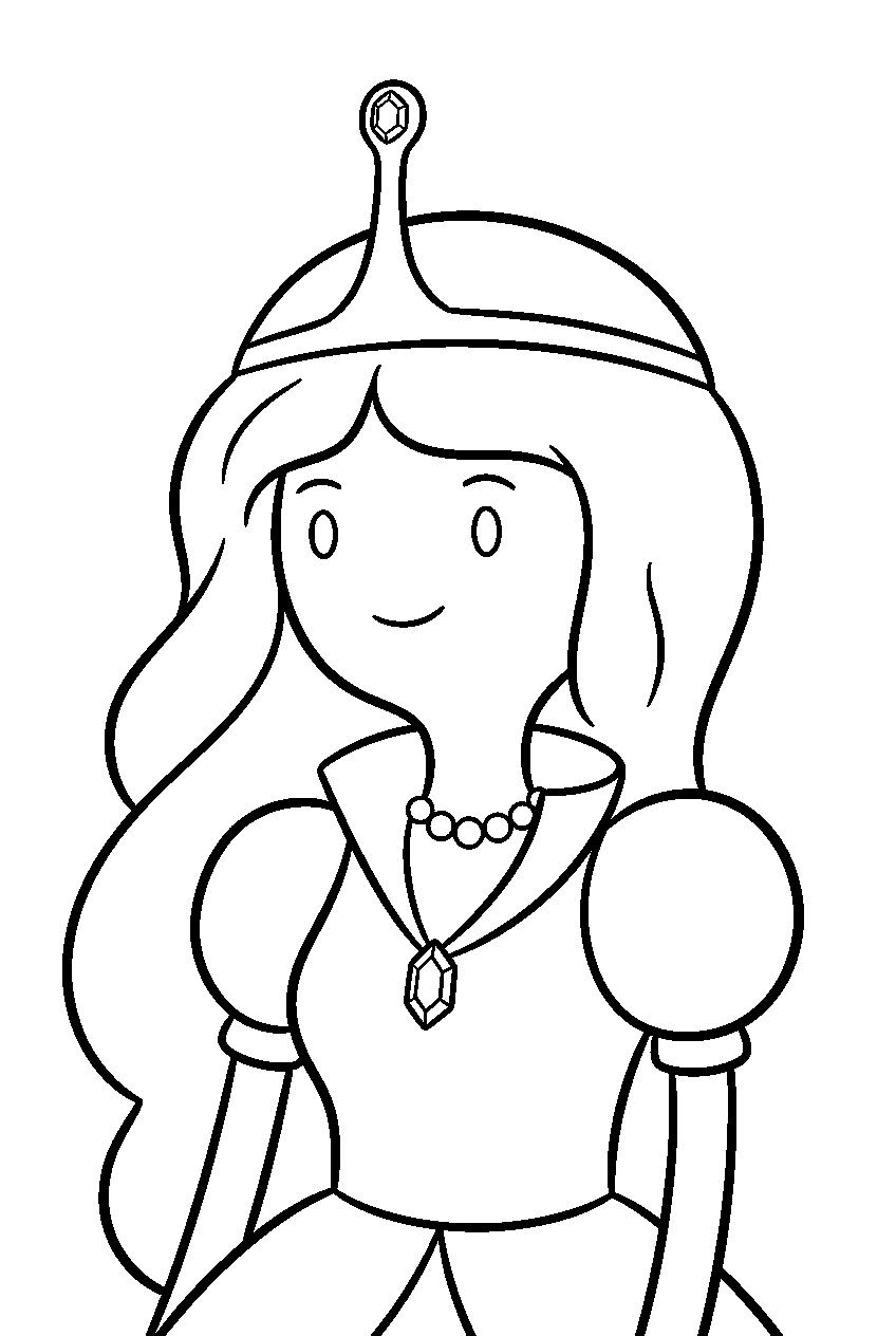 adventure time princess bubblegum line art