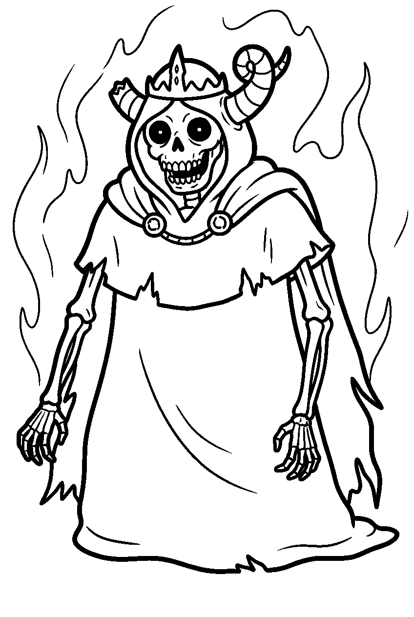 adventure time the lich line art