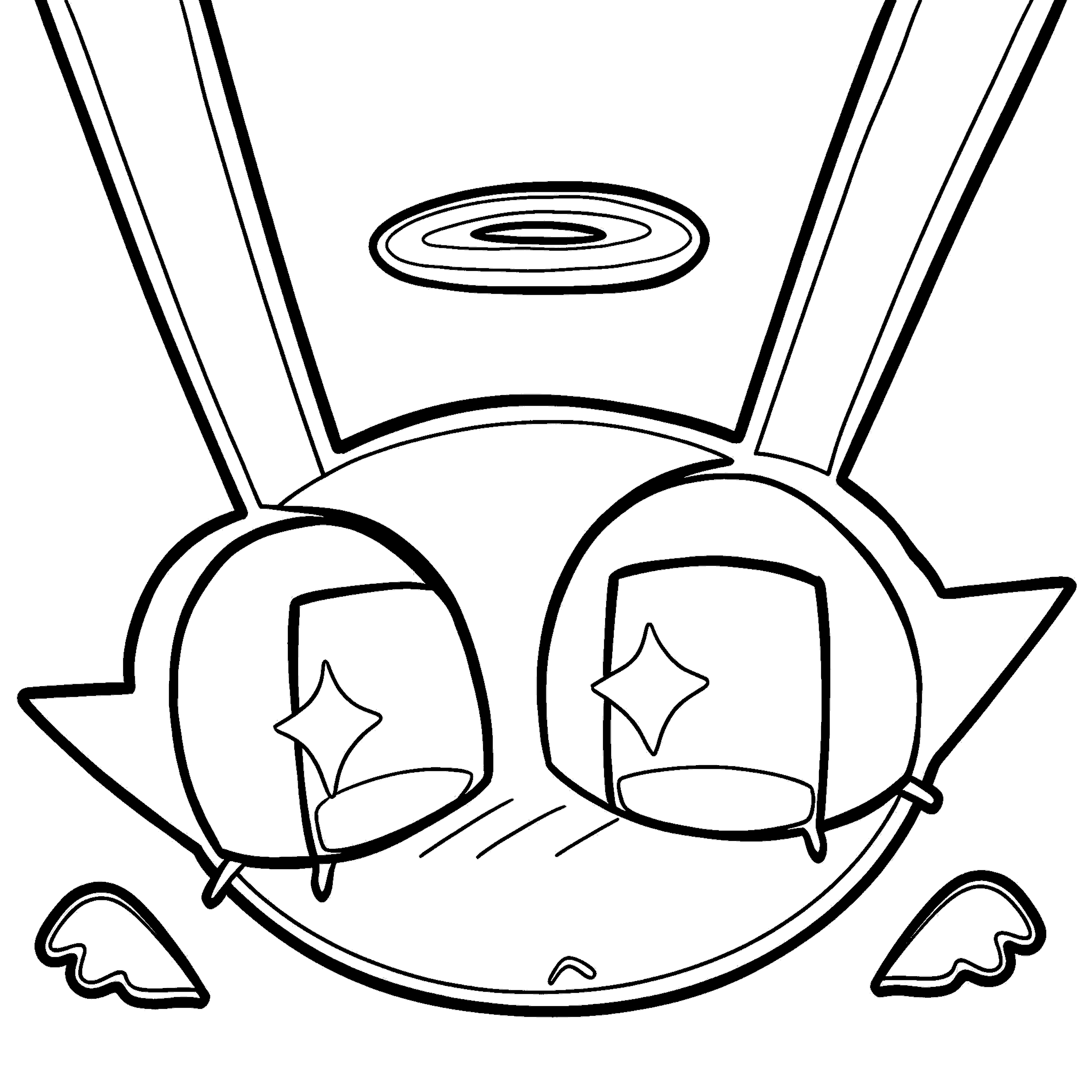 angel jax halo wings for kids tadc the amazing digital circus line art