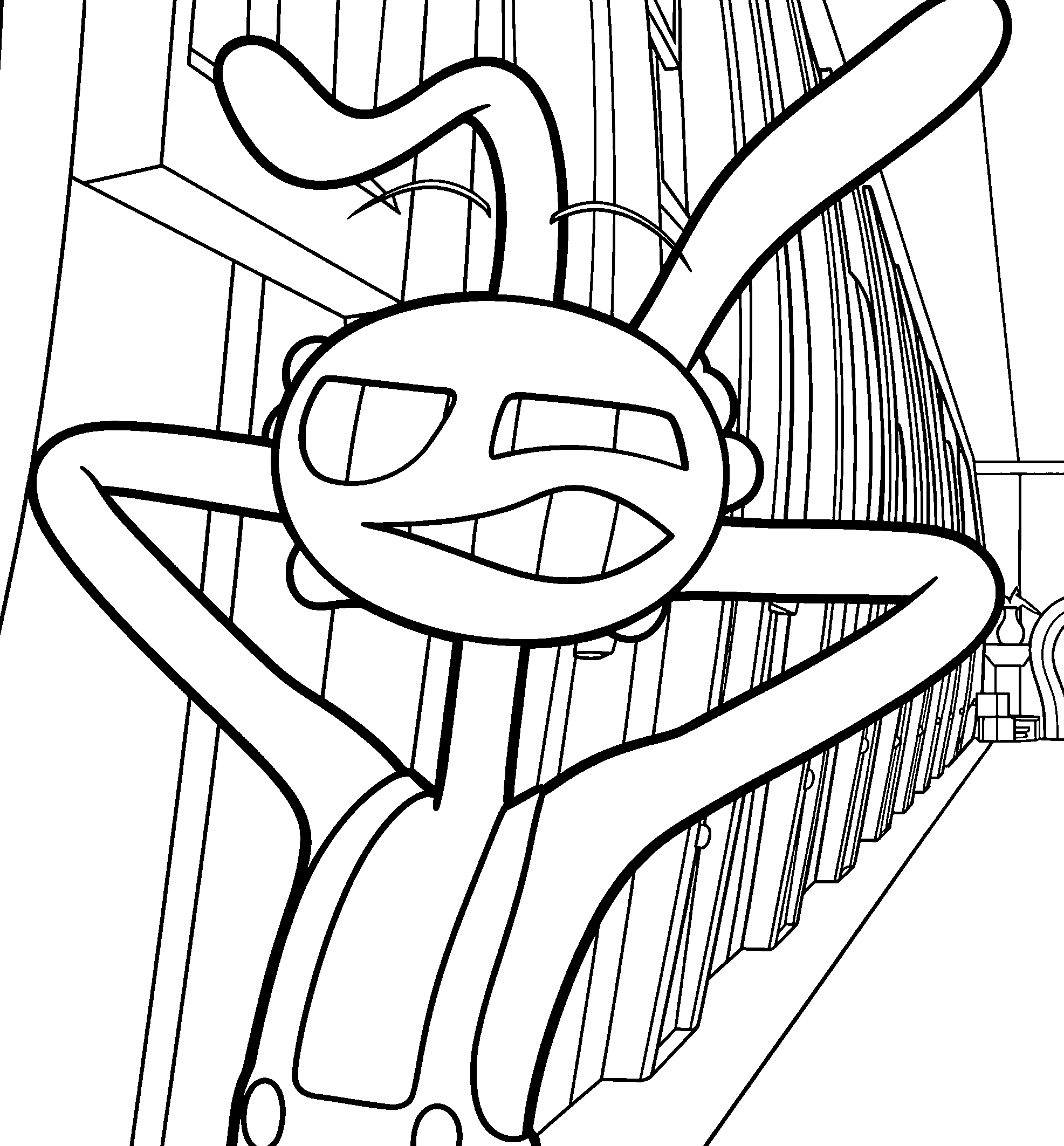 jax endless doors corridor for kids tadc the amazing digital circus line art