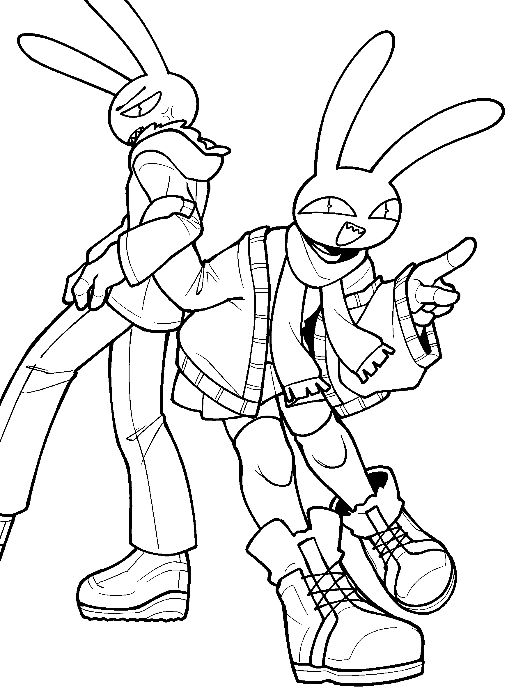 jax twin winter outfit for kids tadc the amazing digital circus line art