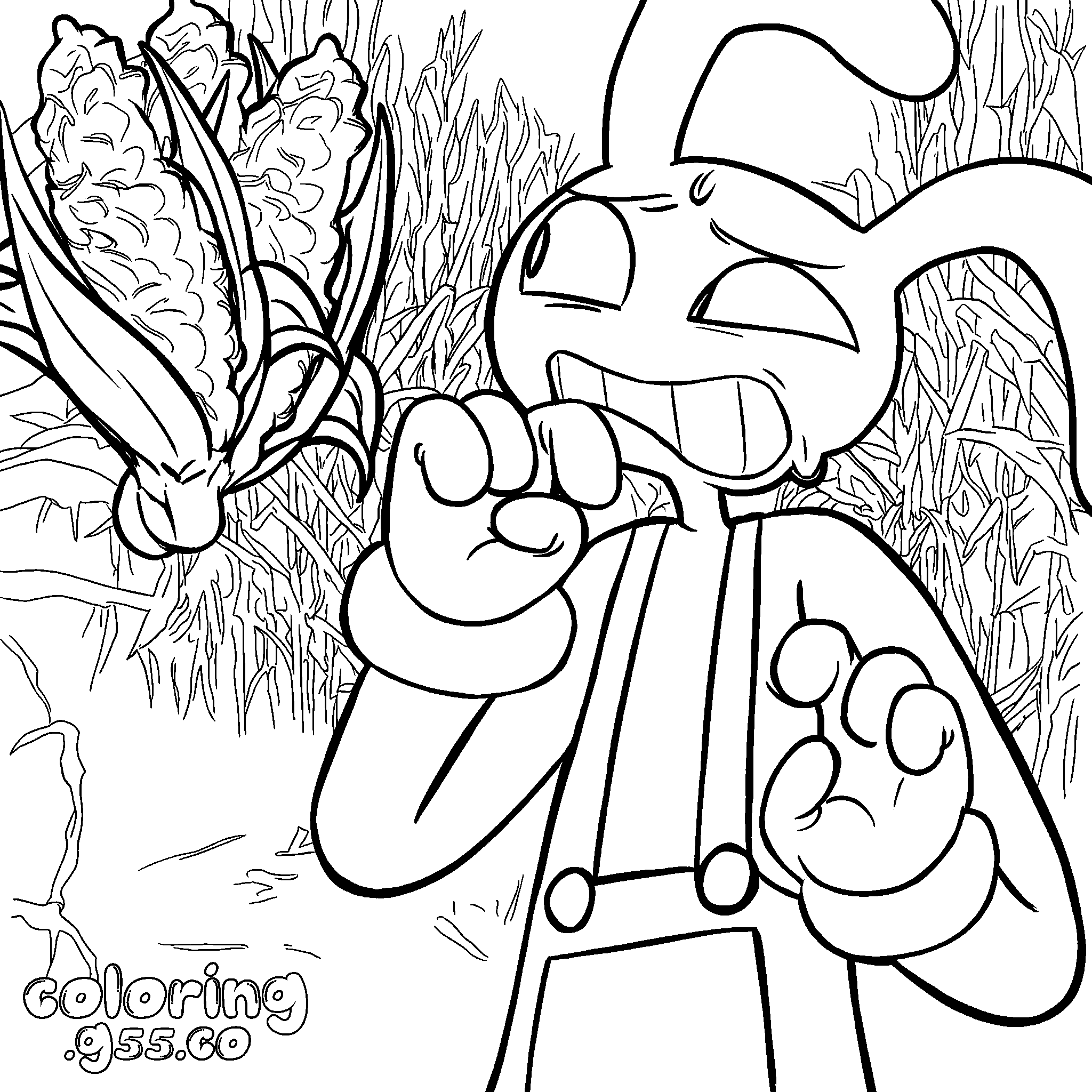 tadc jax corn field line art