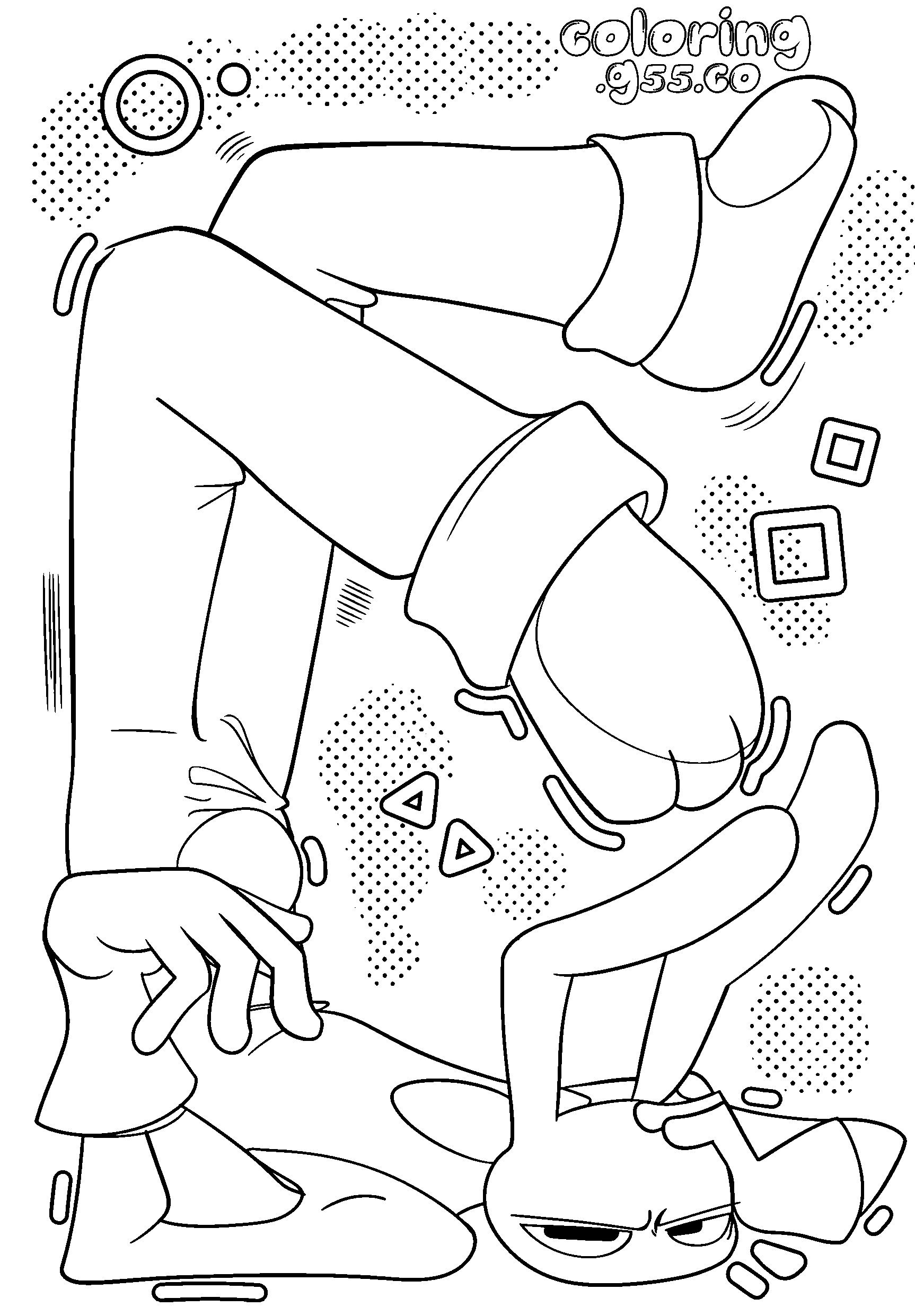 tadc jax dynamic pose line art