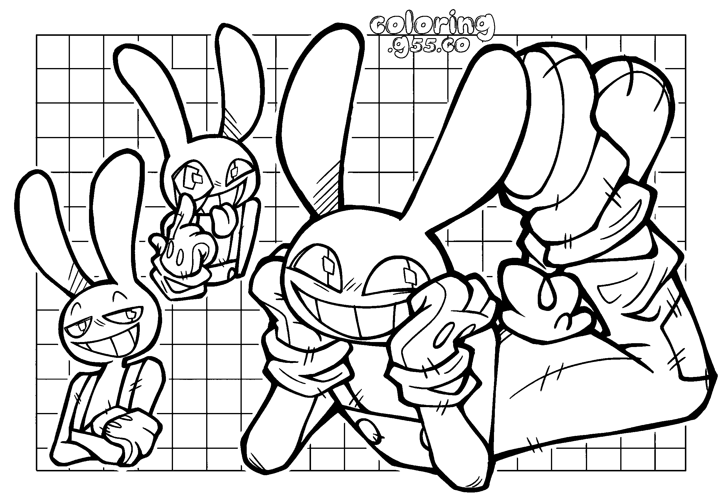 tadc jax expressions sheet page for kids