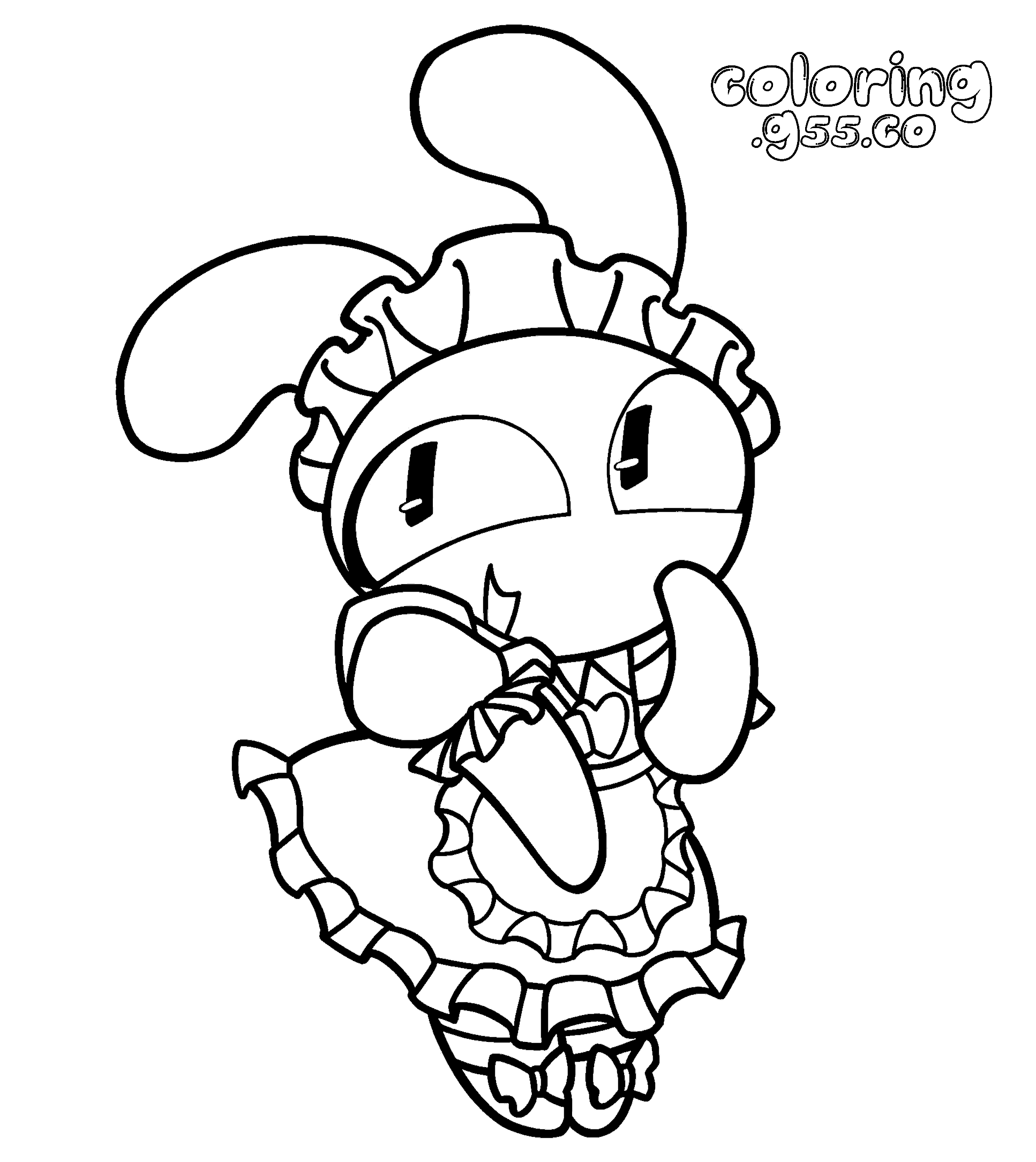 tadc jax maid kawaii chibi page