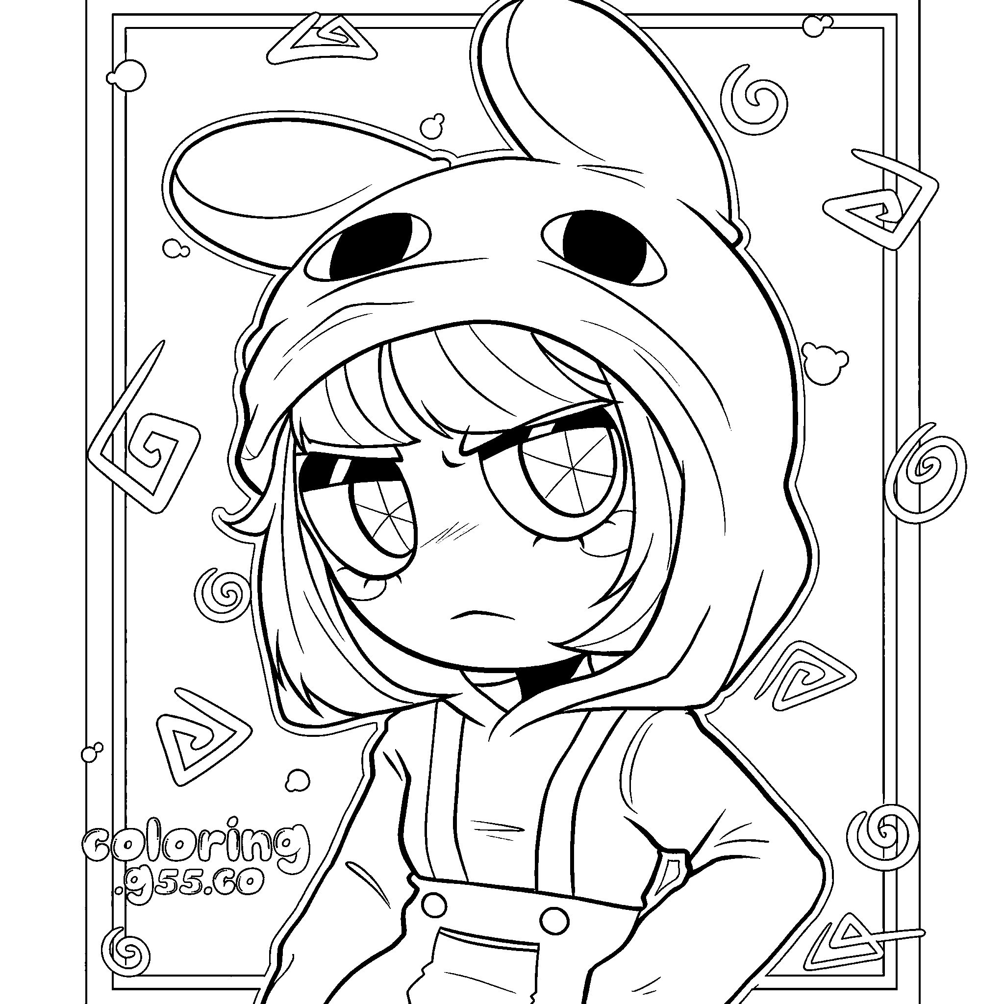 pomni angry jax hoodie for kids tadc the amazing digital circus line art