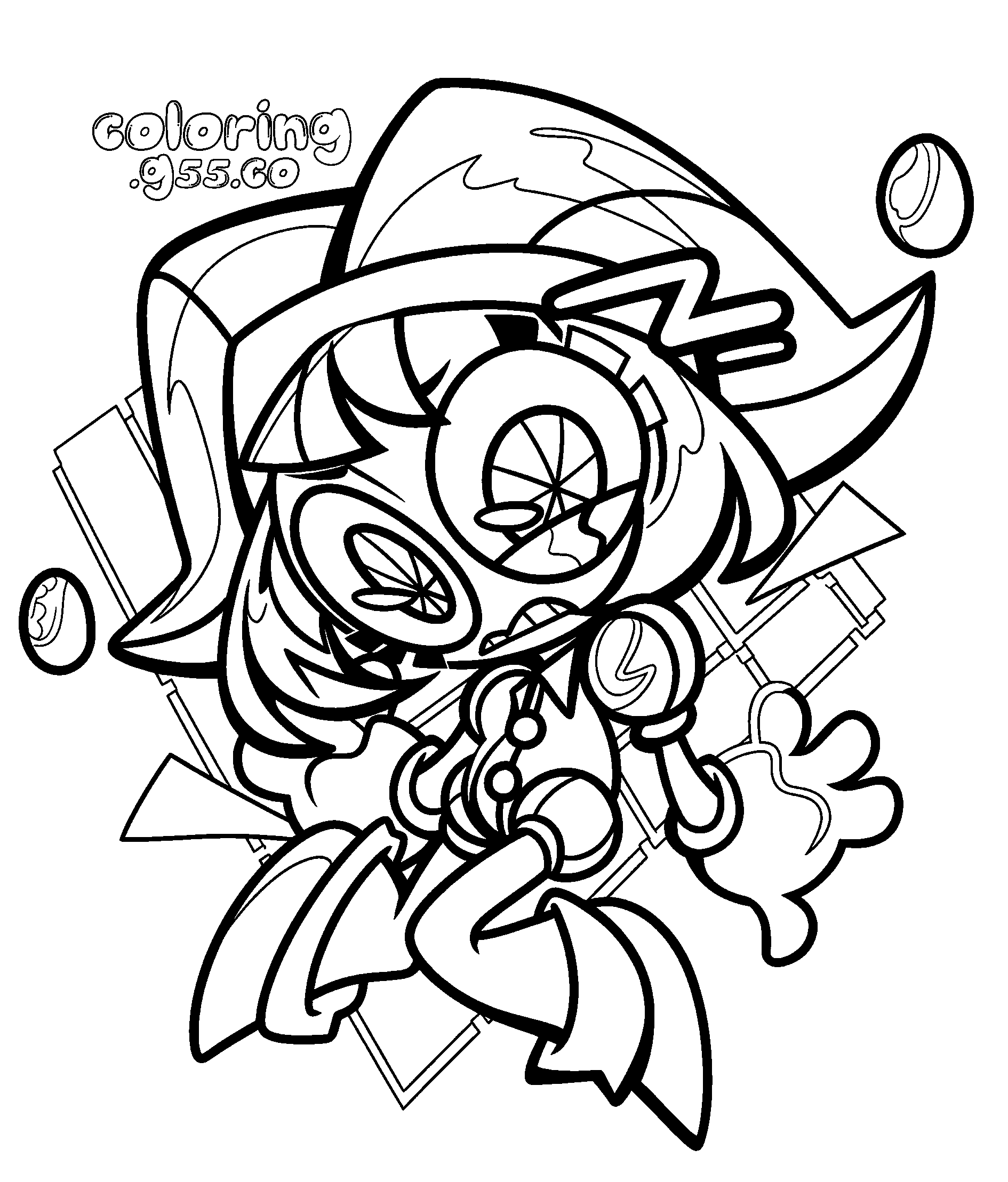 pomni glitch action pose for kids tadc the amazing digital circus line art