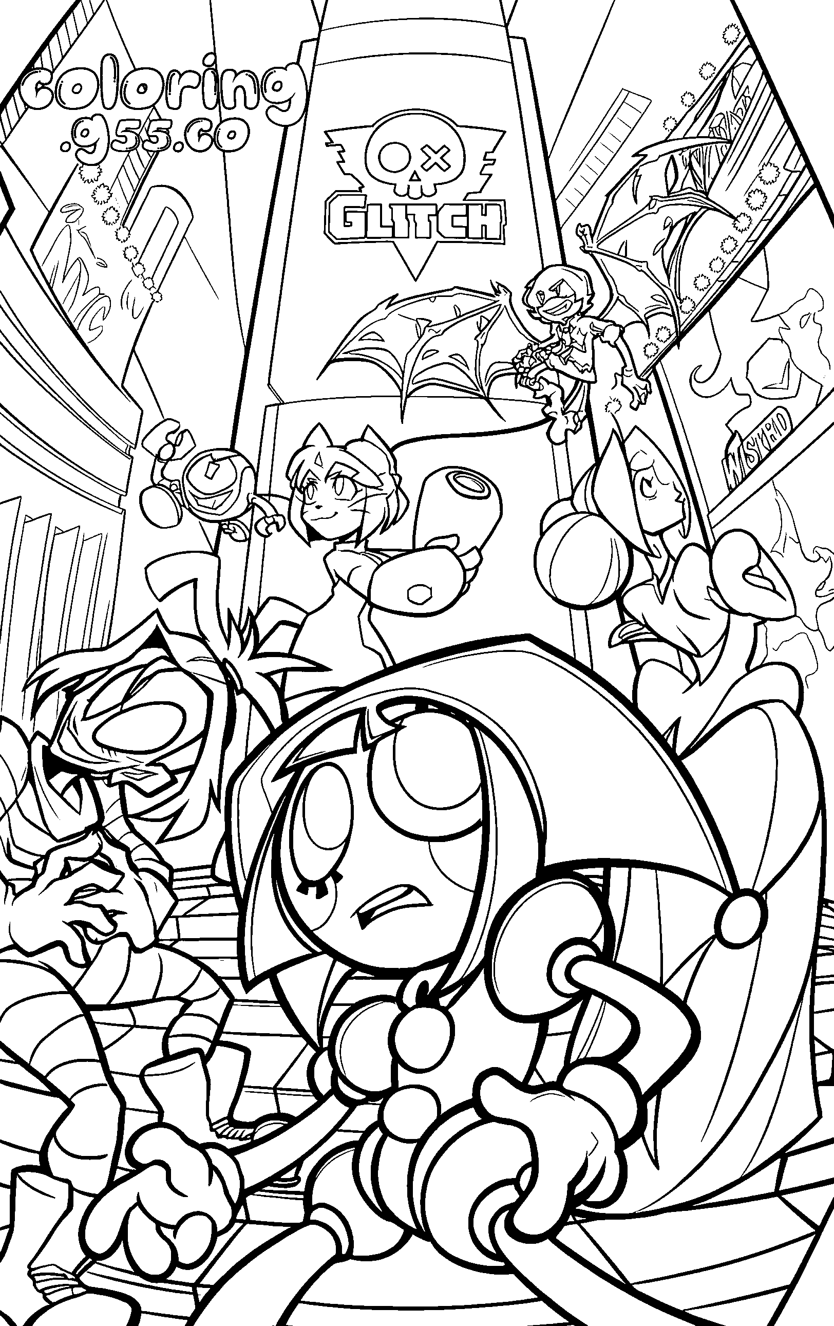 pomni glitch productions universe for kids tadc the amazing digital circus line art