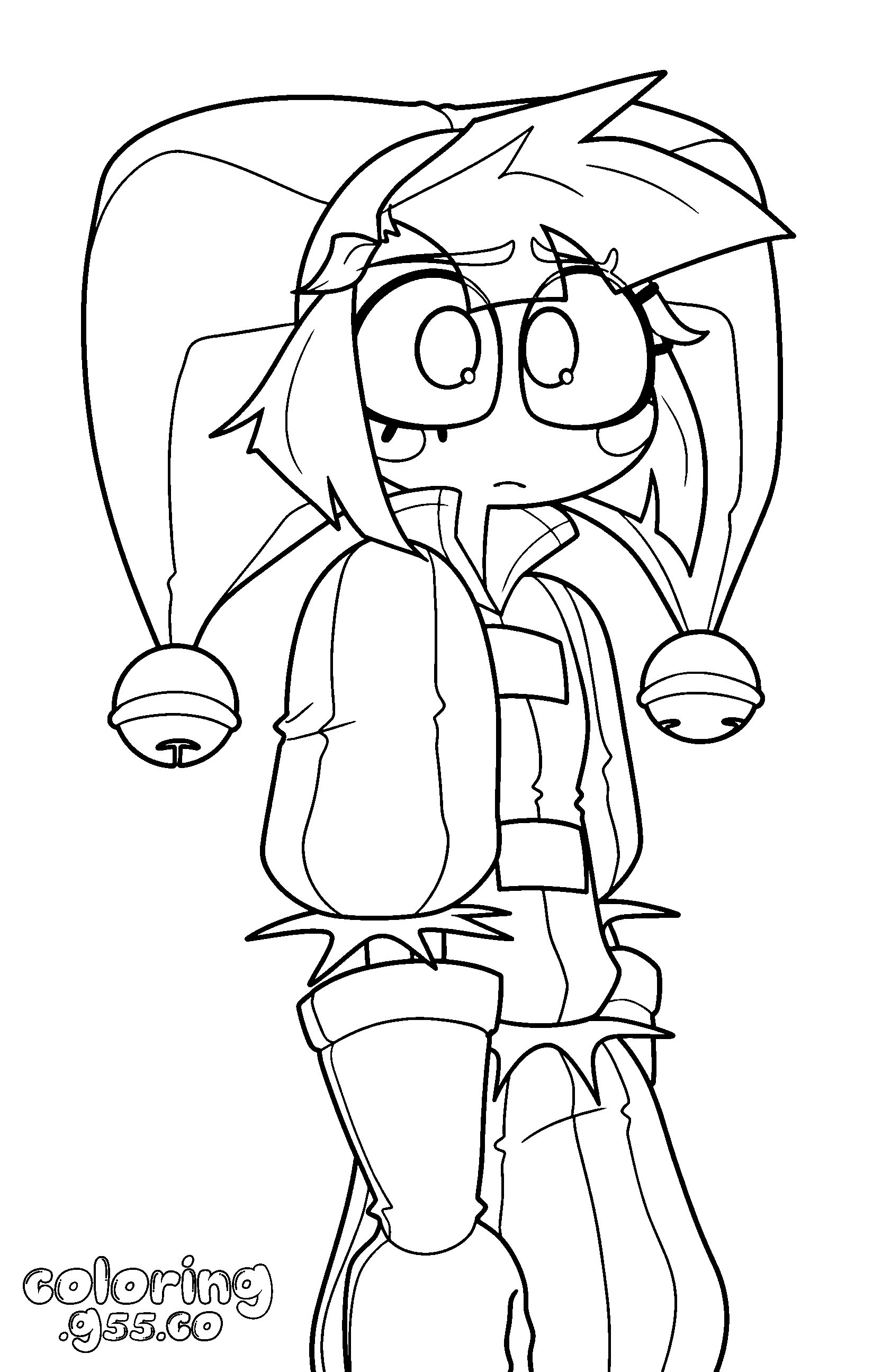 tadc pomni delivery driver costume line art