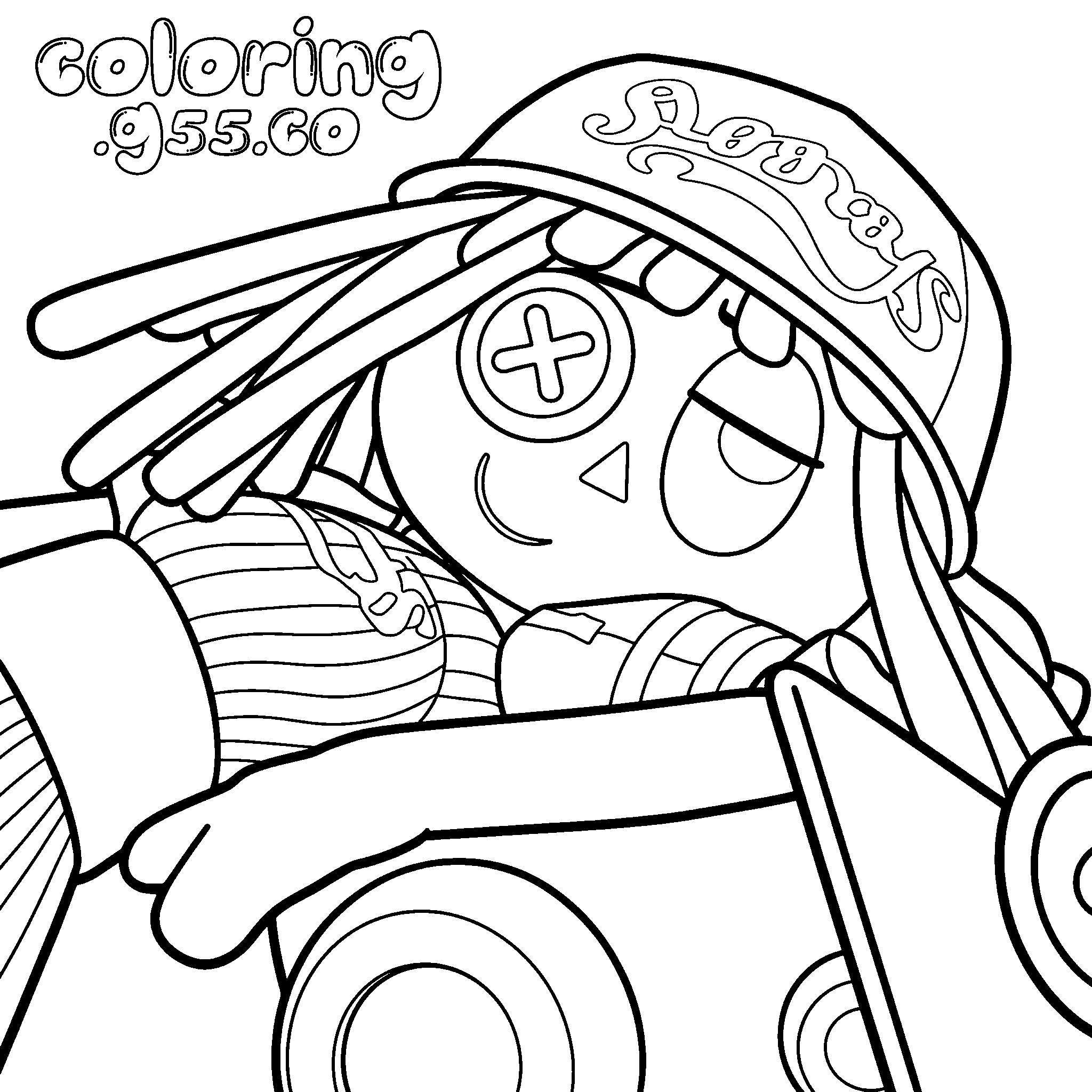ragatha racing cap for kids tadc the amazing digital circus line art