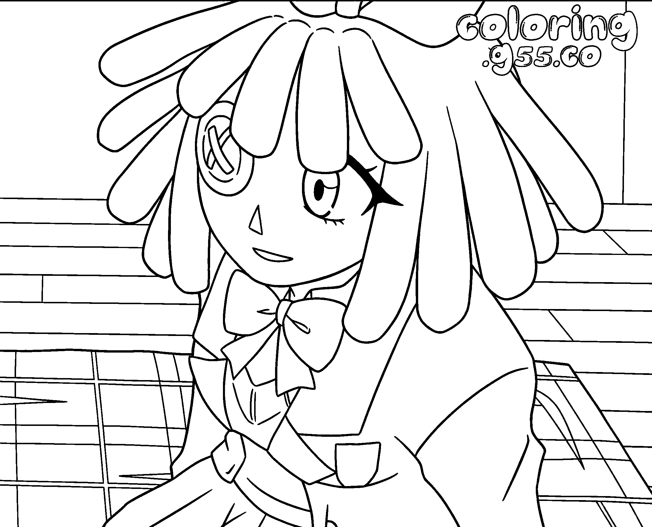 ragatha school uniform anime style for kids tadc the amazing digital circus line art