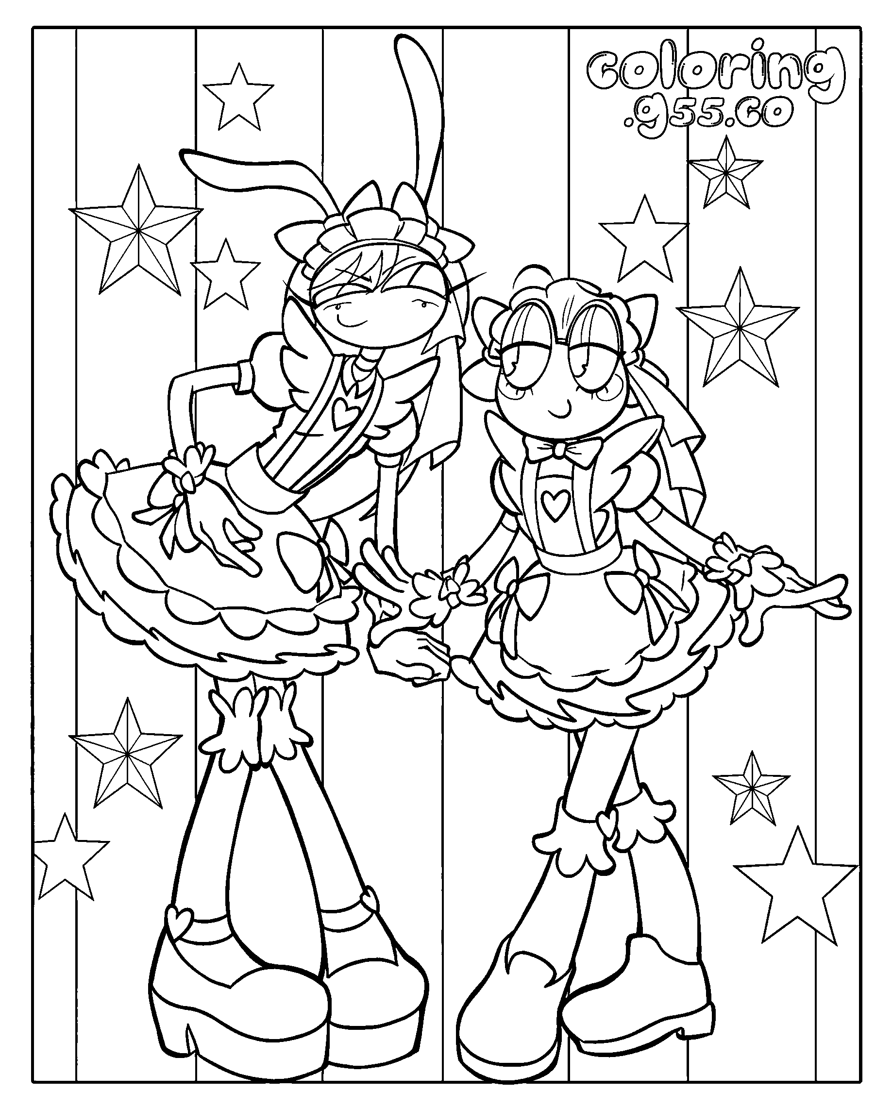 tadc jax ribbit maid sparkles page for kids