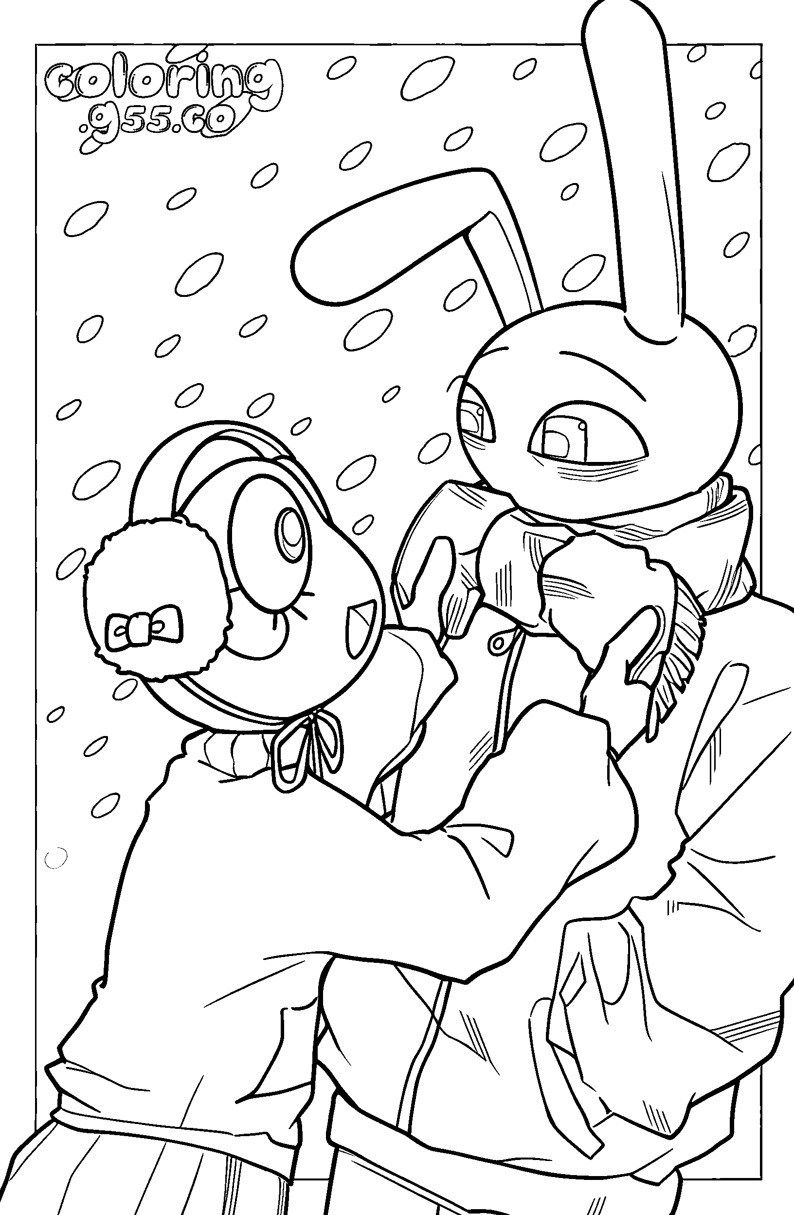 tadc jax ribbit snowfall scarf page for kids