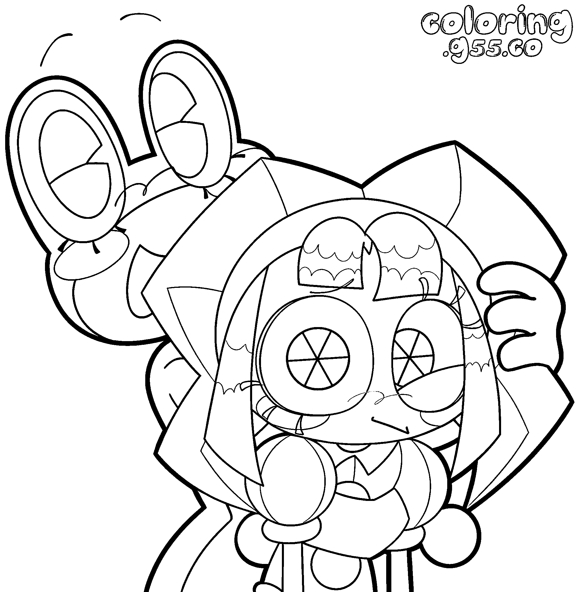 tadc pomni ribbit hood kawaii page