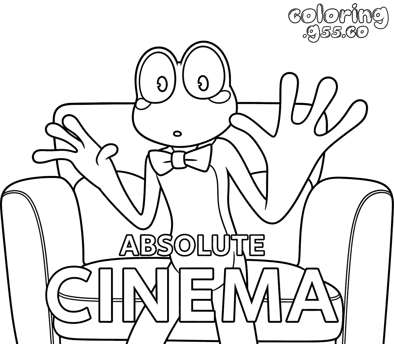 tadc ribbit absolute cinema meme page for kids