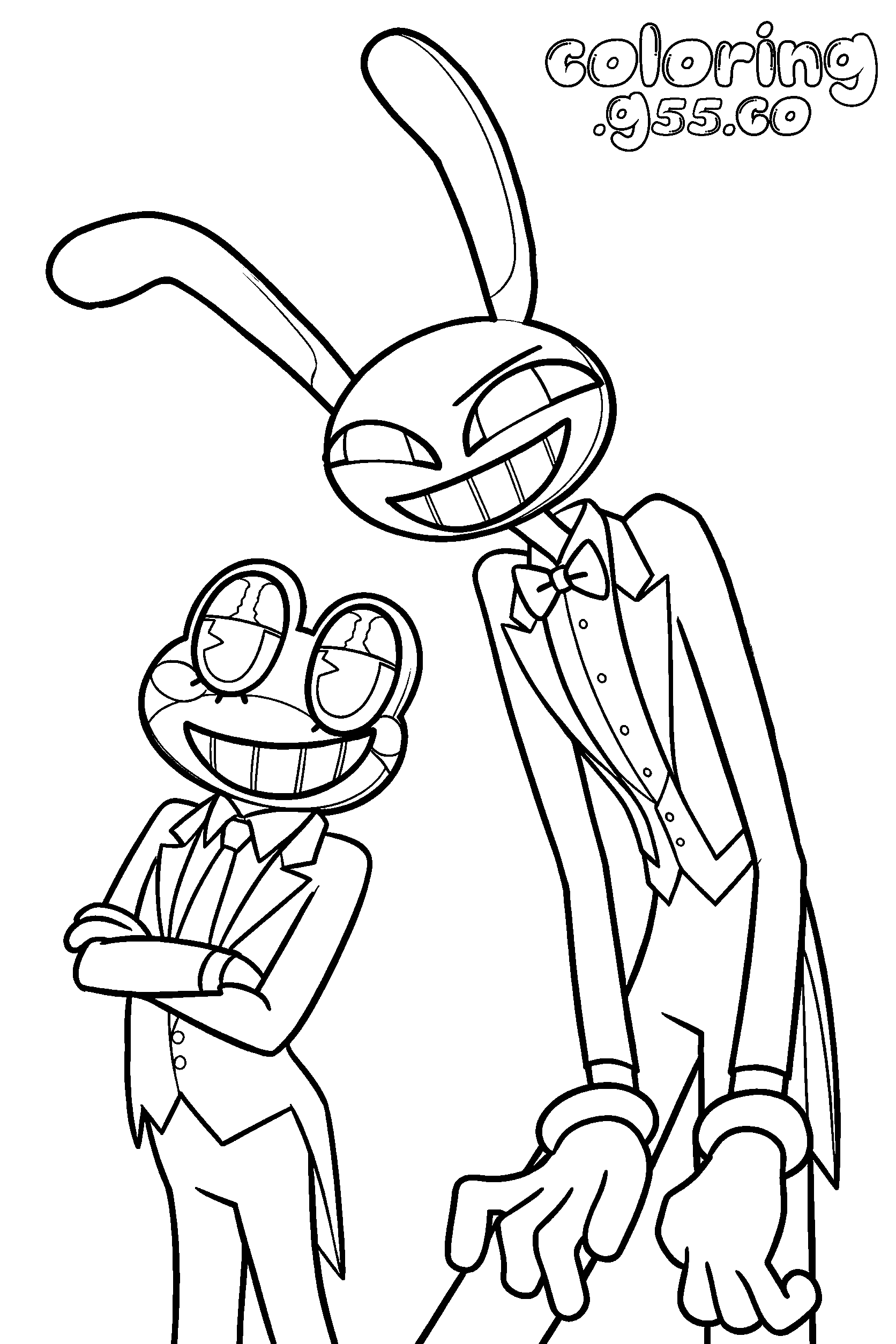 the amazing digital circus tadc jax ribbit suit page for kids