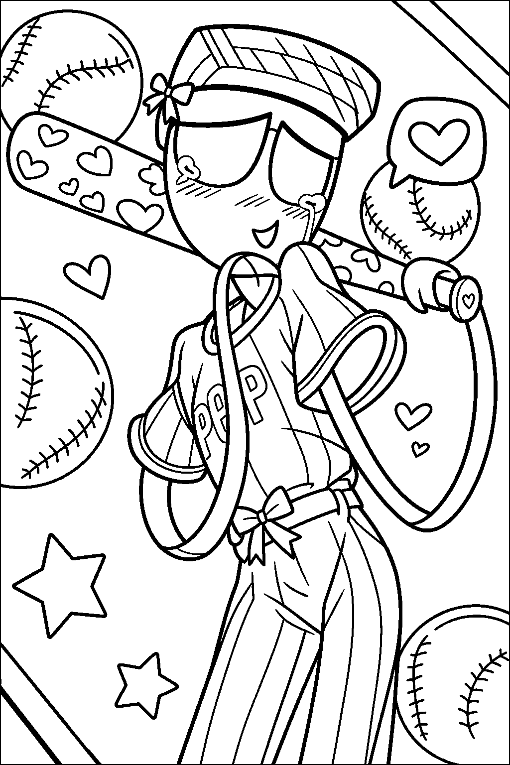baseball player gangle sports theme for kids tadc the amazing digital circus line art