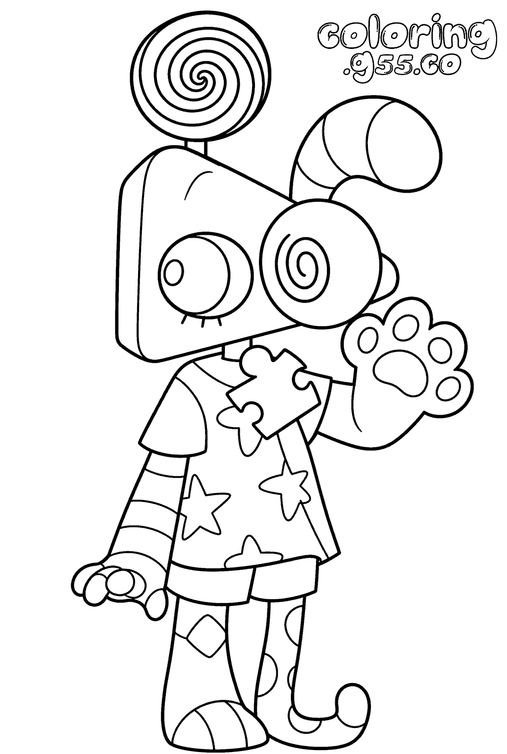 the amazing digital circus zooble kawaii chibi page