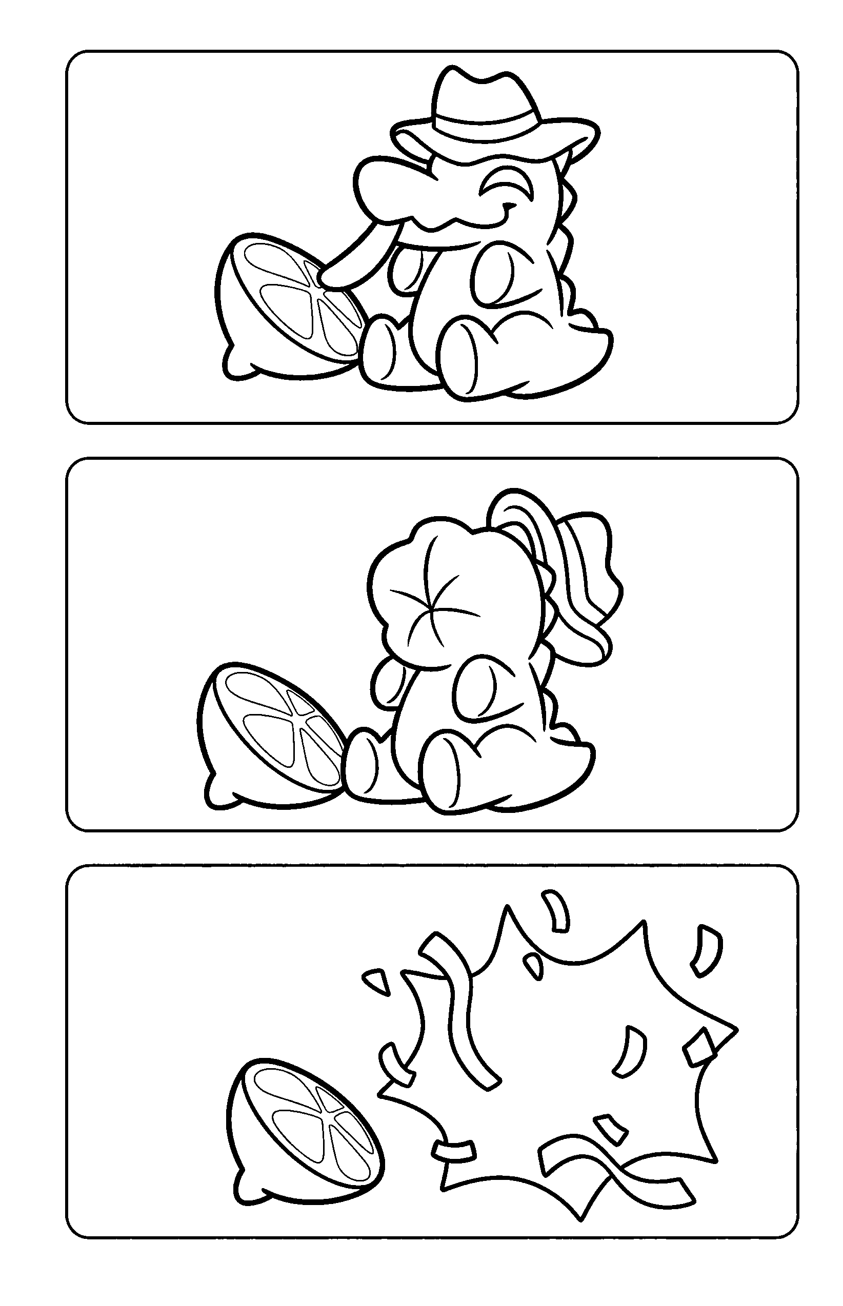 gummigoo eating sour lemon meme the amazing digital circus line art
