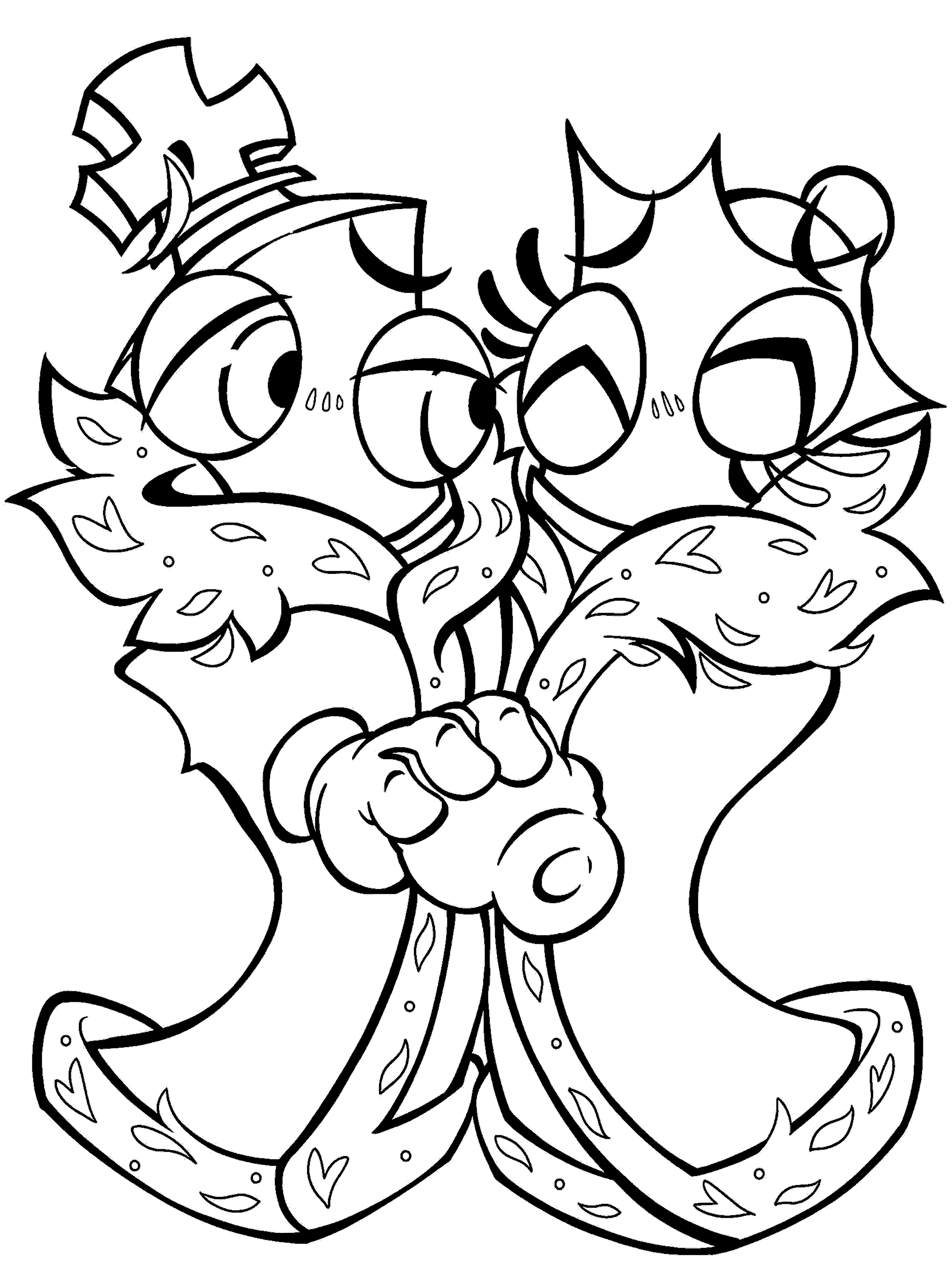 kinger and queenie chess love royal robes heart pattern tadc the amazing digital circus line art