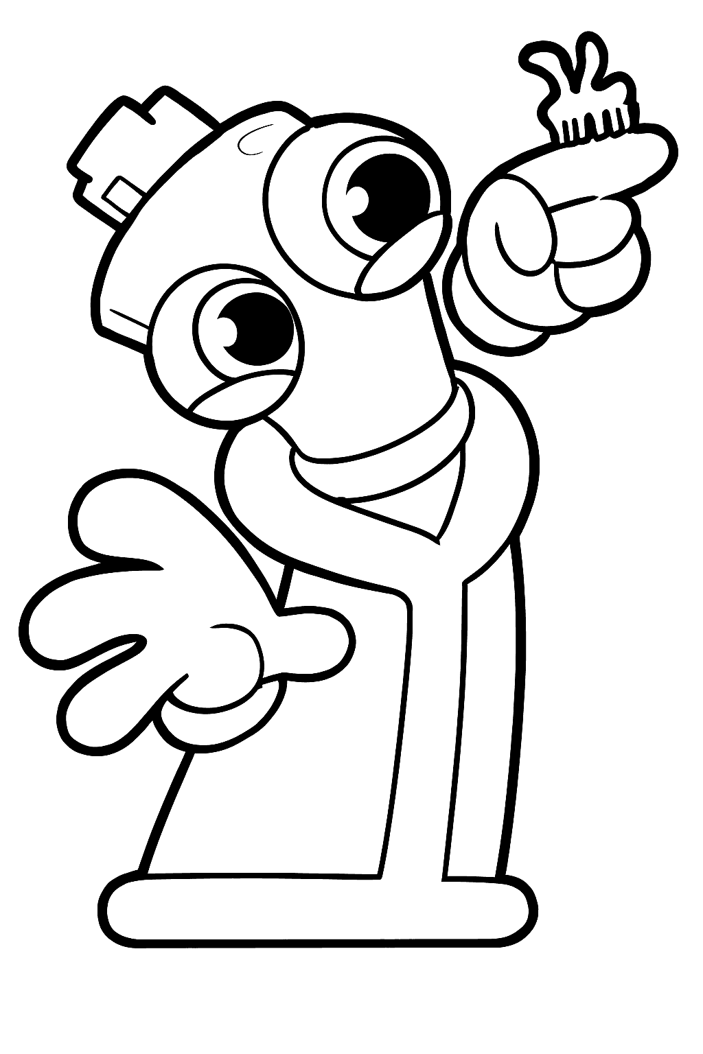 kinger and tiny butterfly the amazing digital circus line art