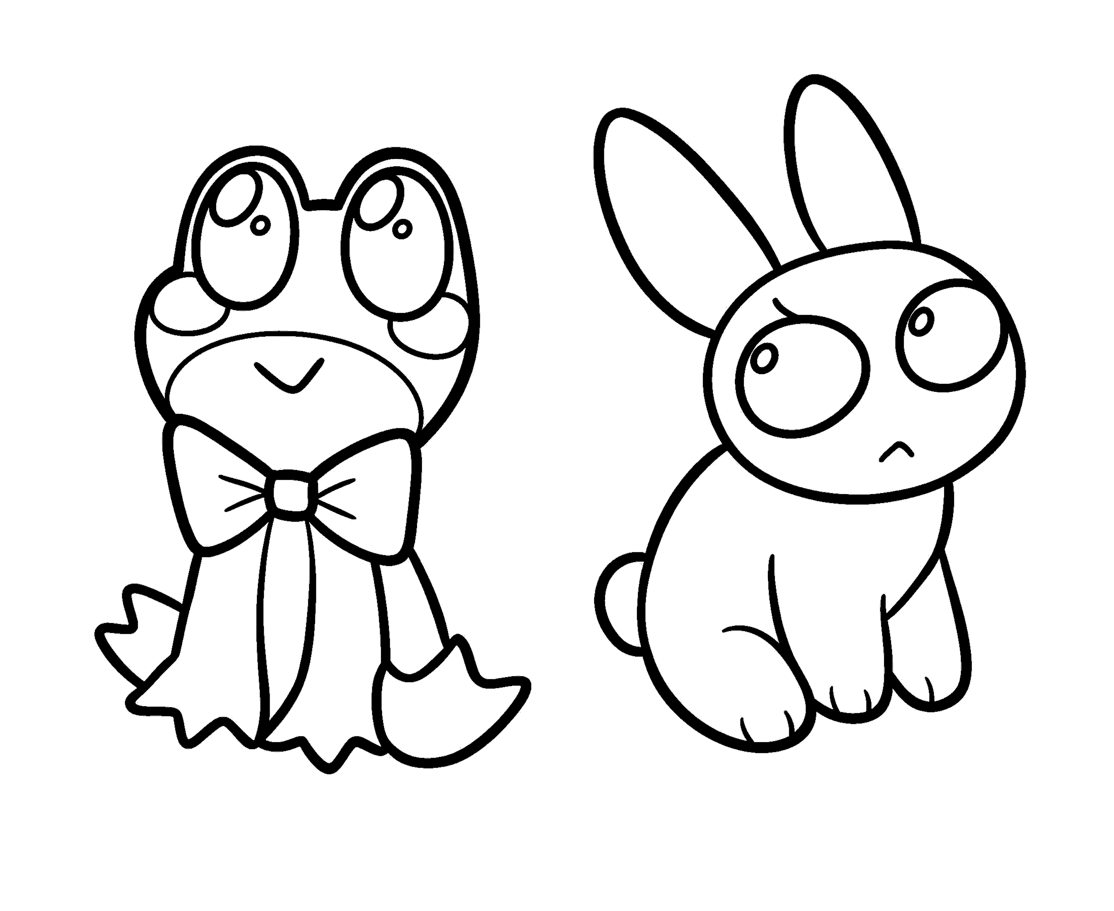 ribbit and jax animals the amazing digital circus line art