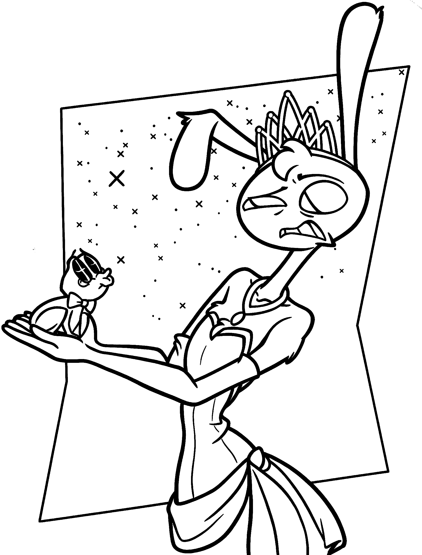 the princess and the frog crossover princess jax frog prince naveen tadc the amazing digital circus line art