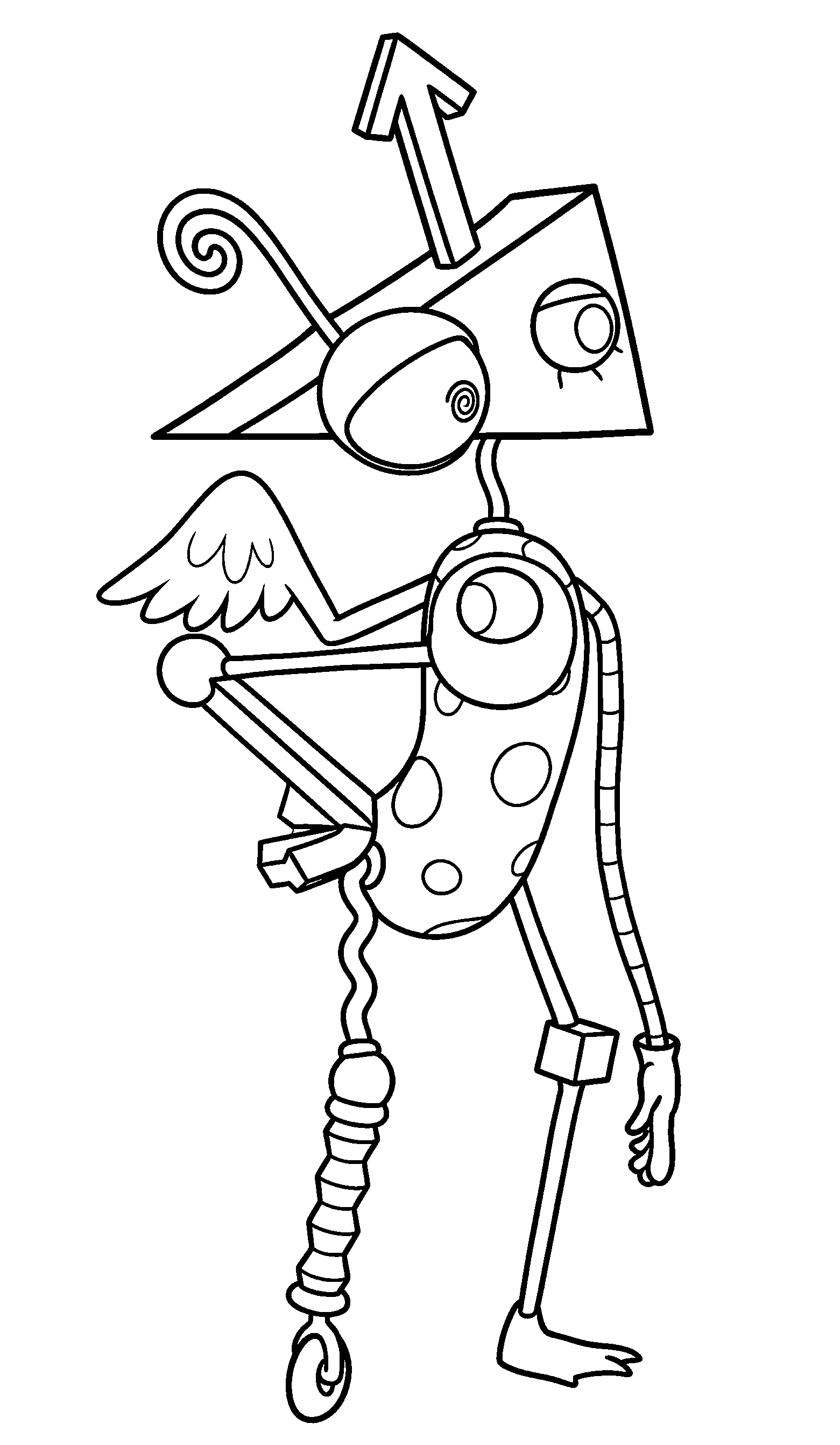 zooble full body the amazing digital circus line art