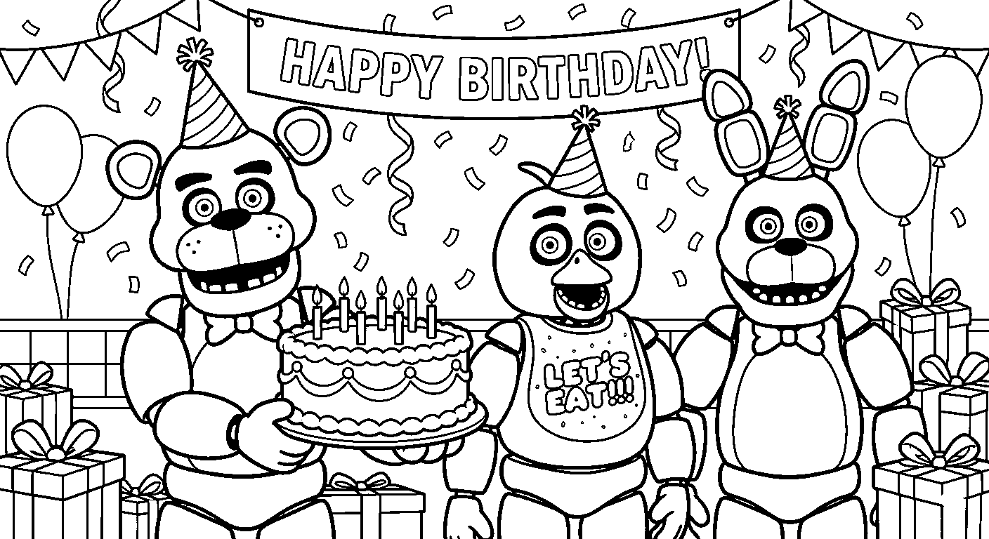 five nights at freddys party pdf