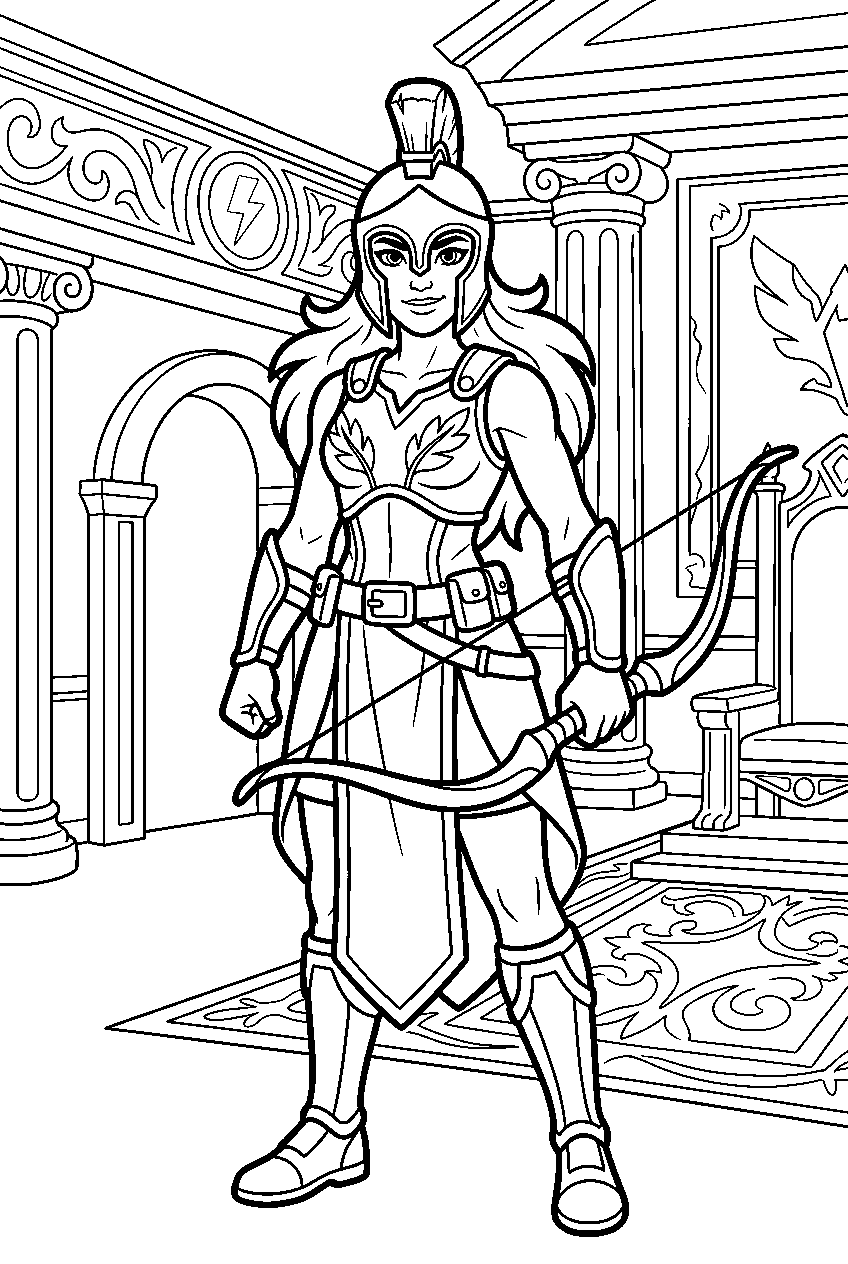fortnite characters in lavish lair line art