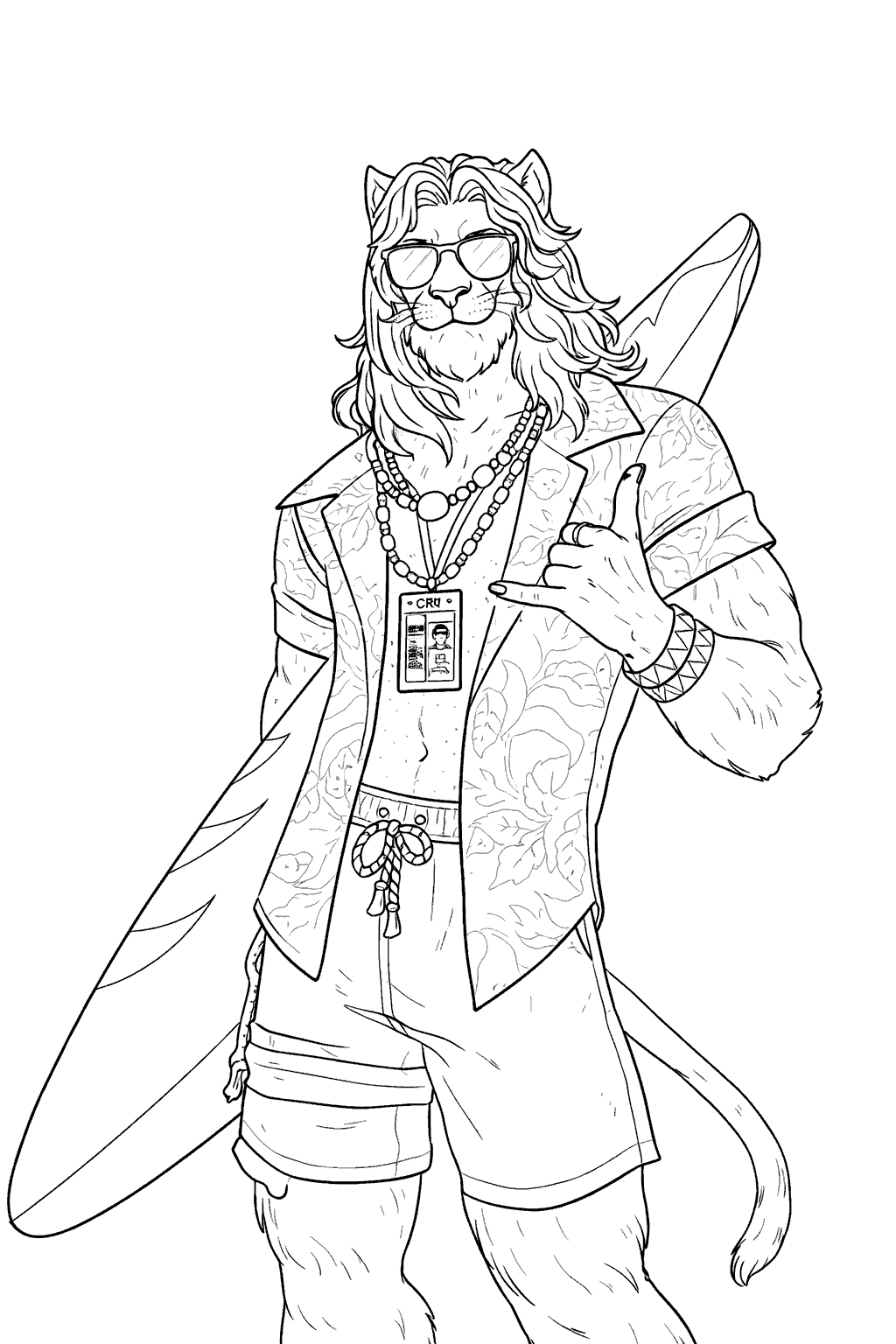 kingston fortnite character line art