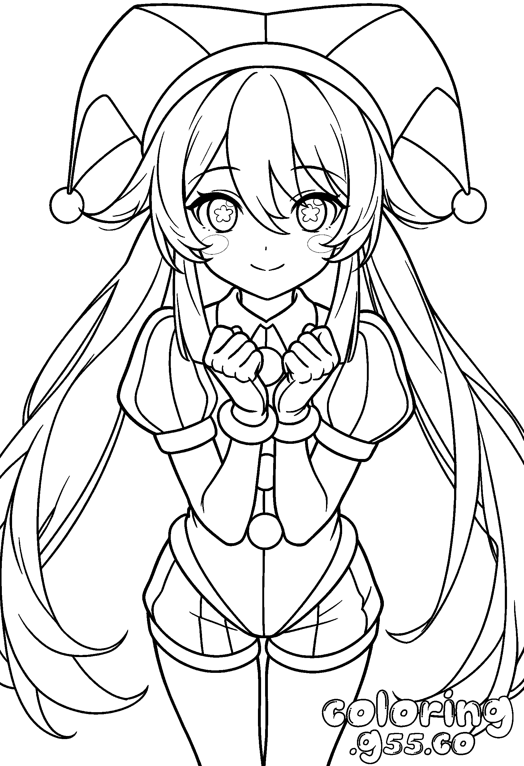 hu tao pomni cosplay digital circus genshin impact anime line art