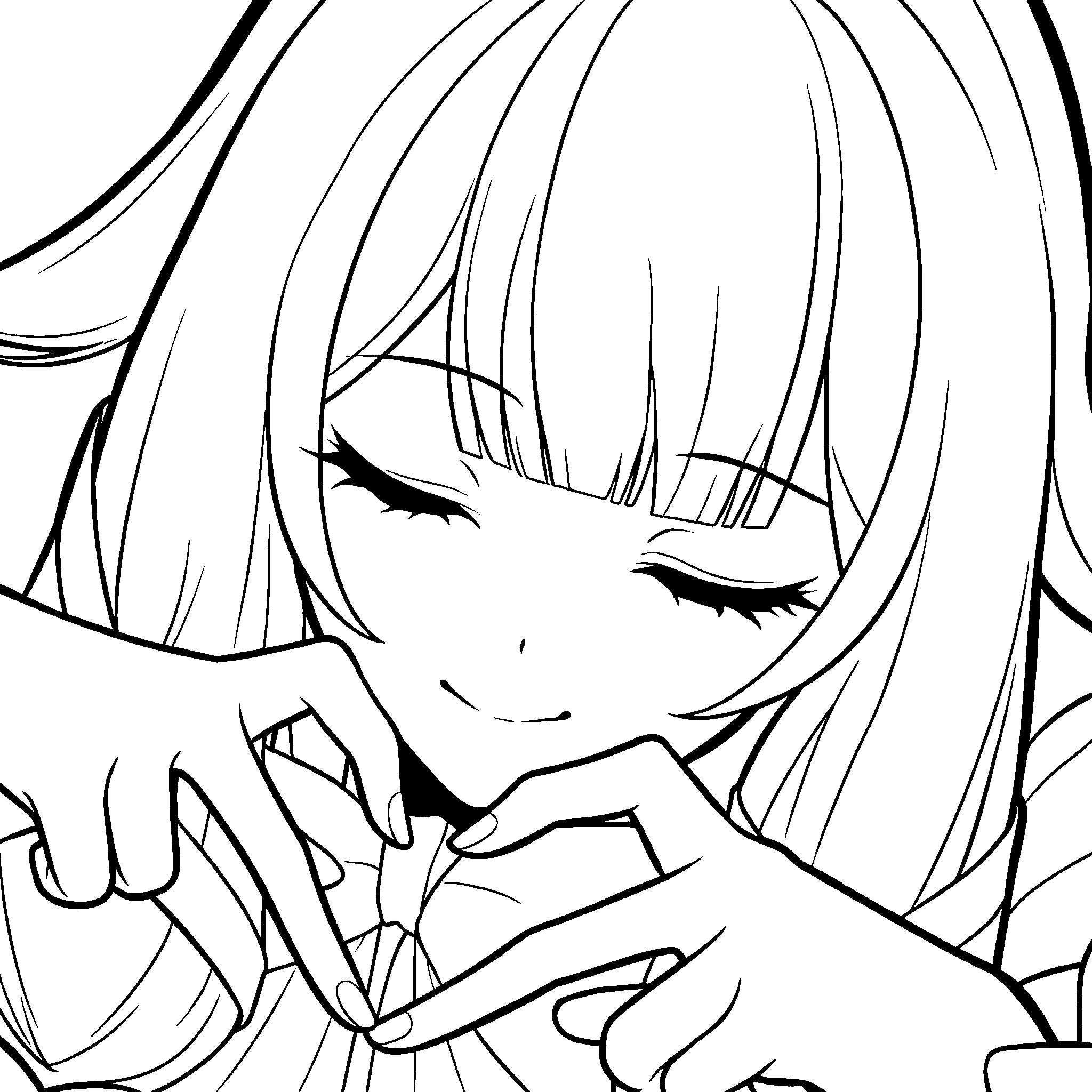 genshin impact columbina heart sign line art cute fatui harbinger sheet
