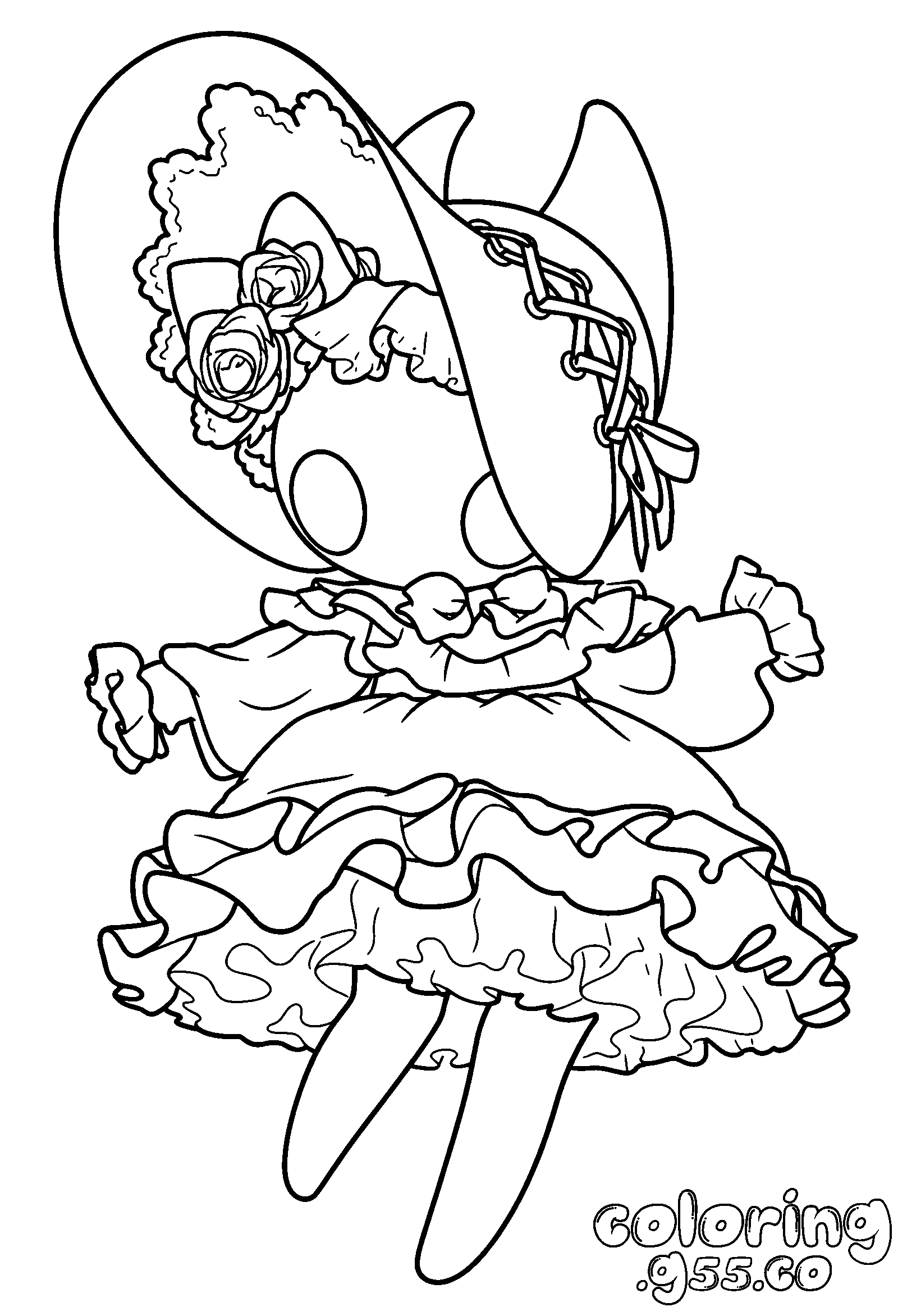 hollow knight hornet halloween princess dress line art