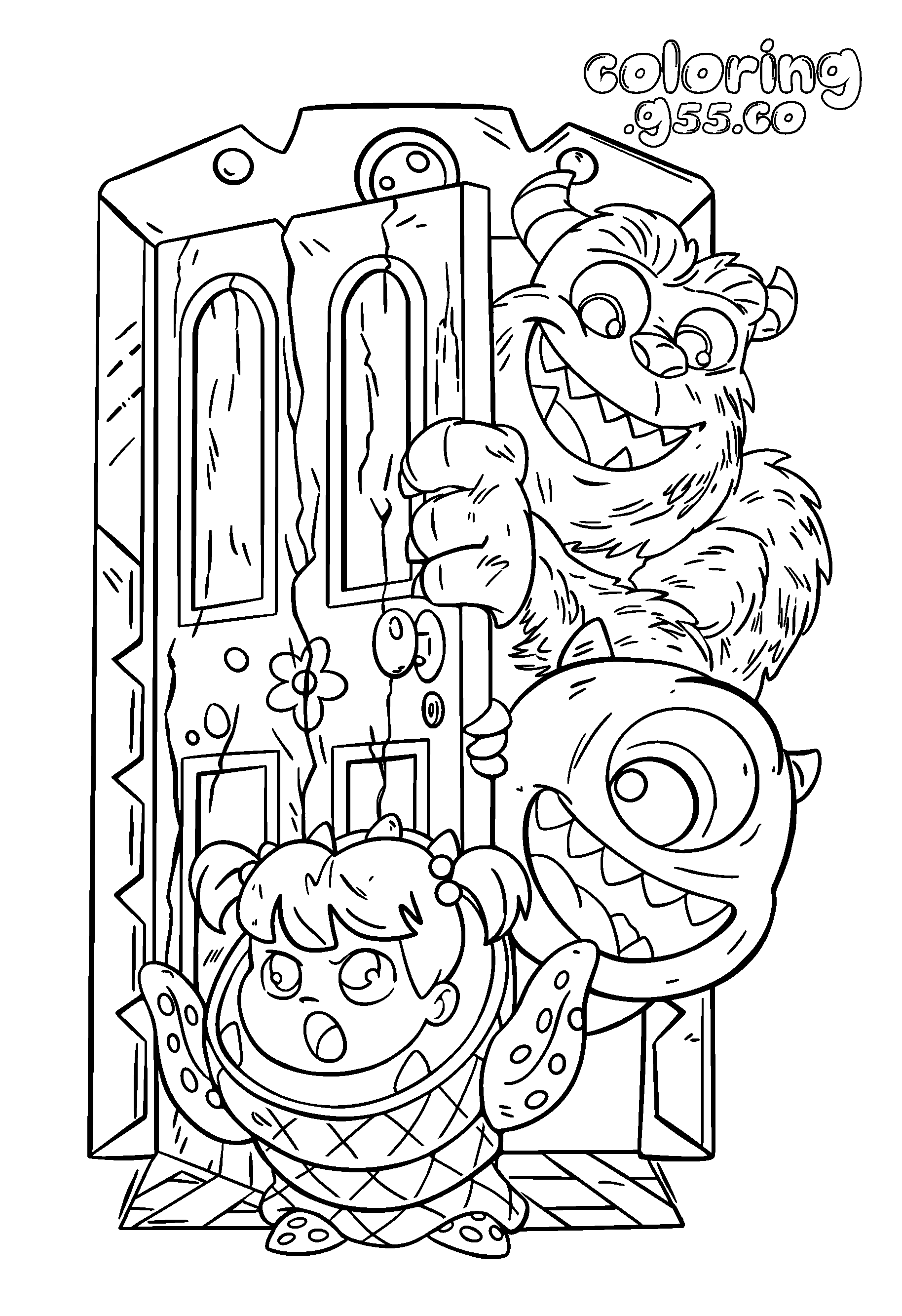 Anime Halloween Fairy Printable Coloring Page