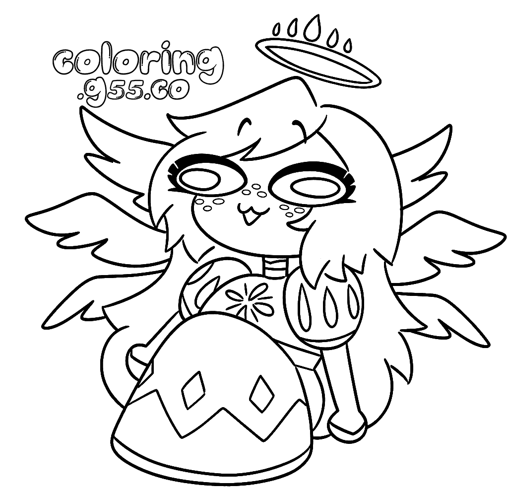 funny chibi emily meme face hazbin hotel line art for kids