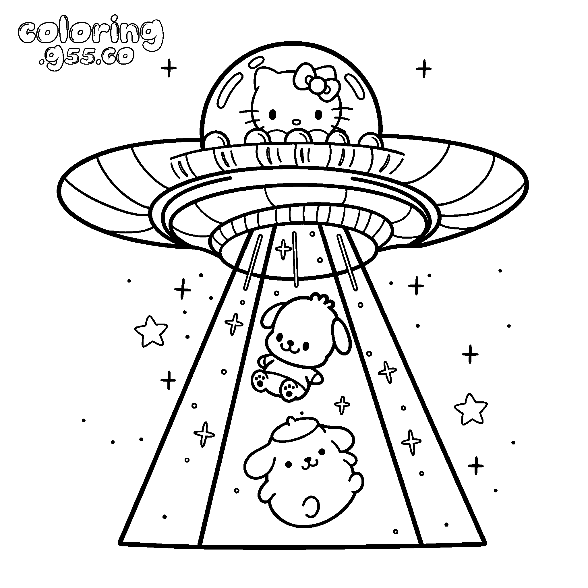 115 Hello Kitty Coloring Pages