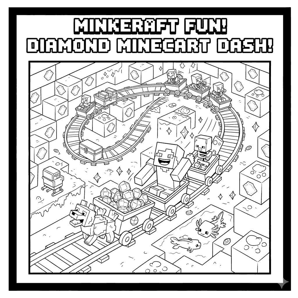 diamond mining railway adventure