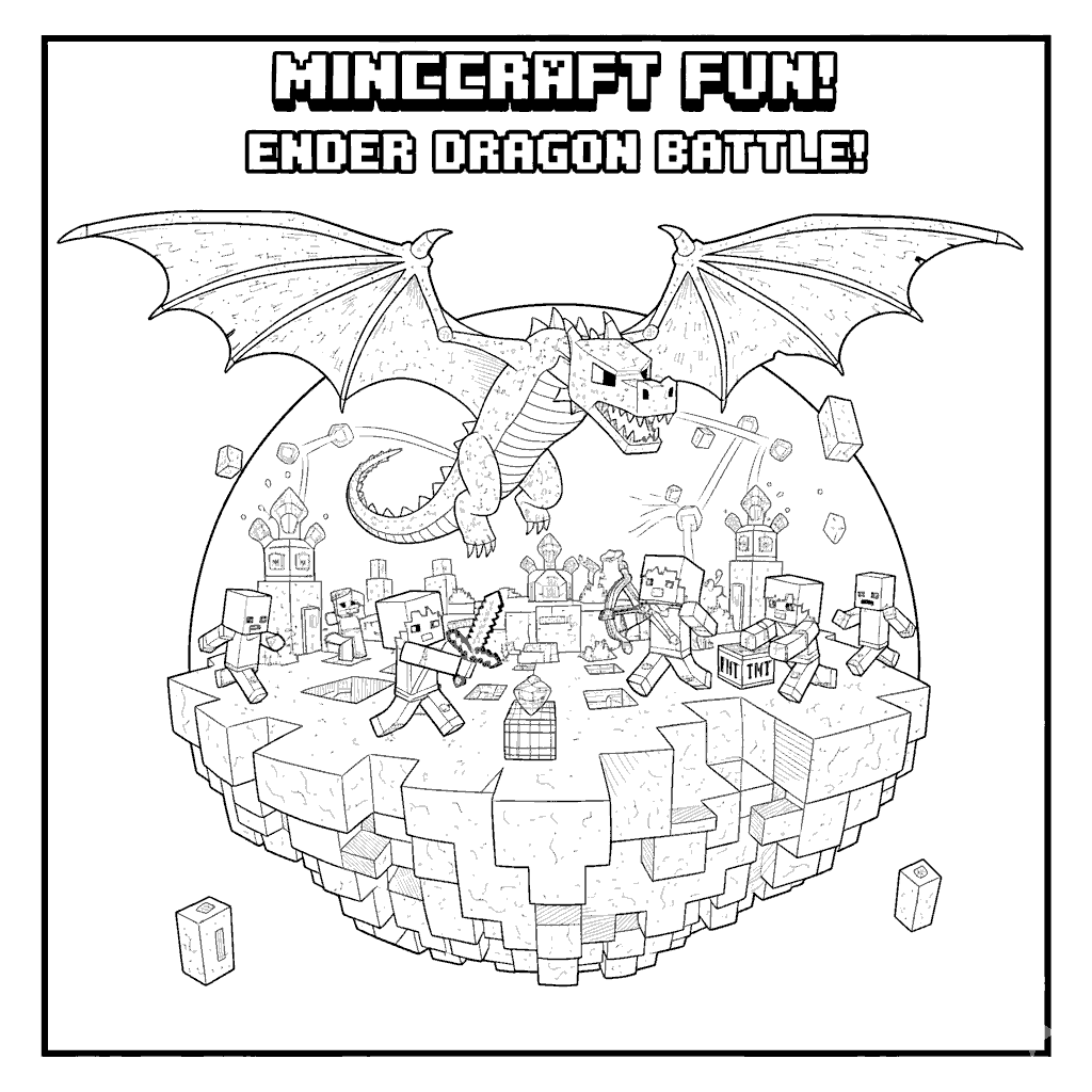 epic ender dragon fight