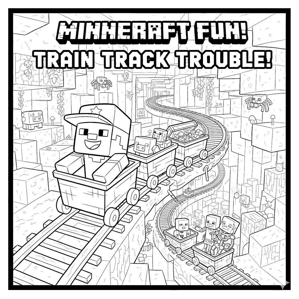 epic minecraft cave adventure railway