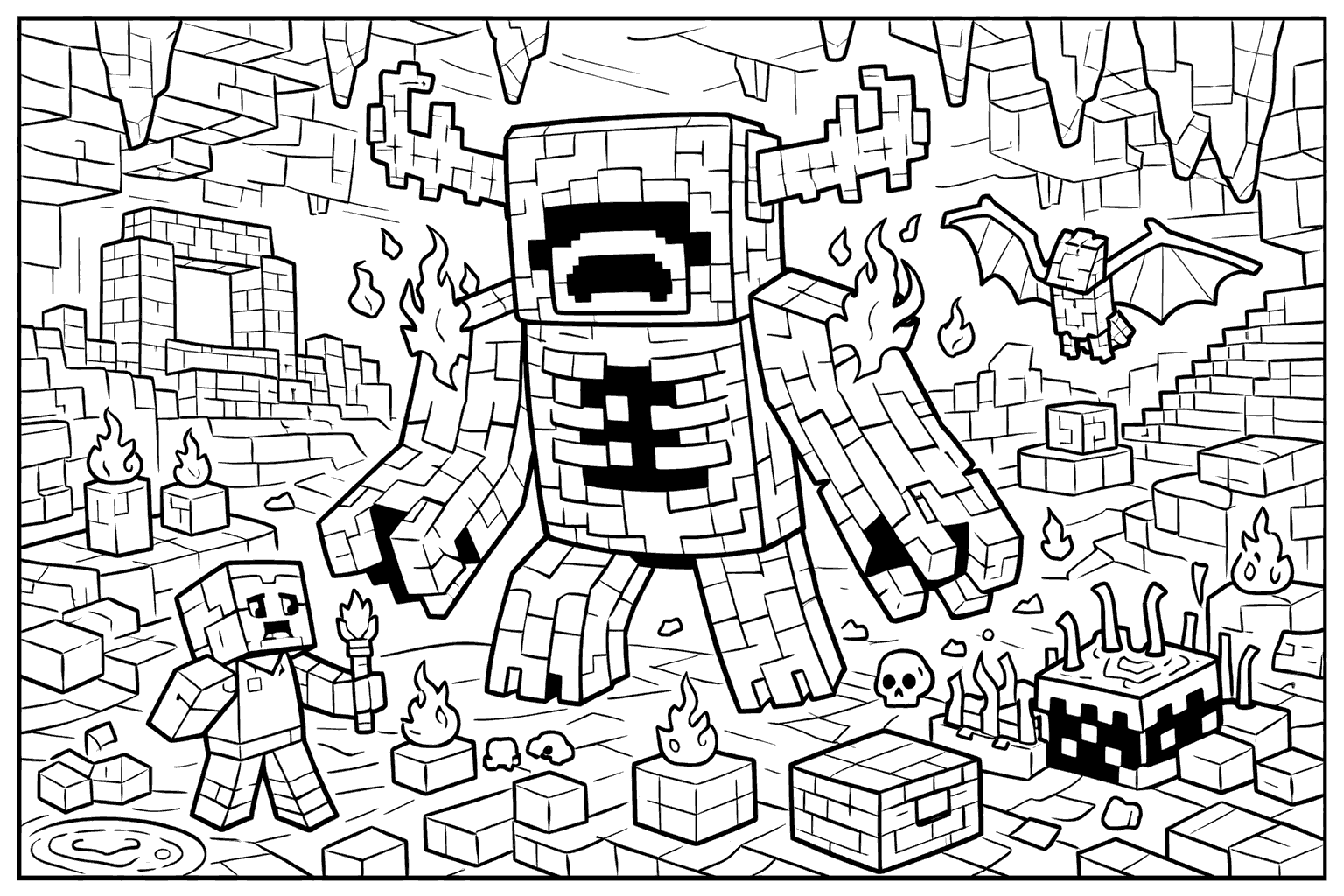 epic minecraft warden vs steve battle