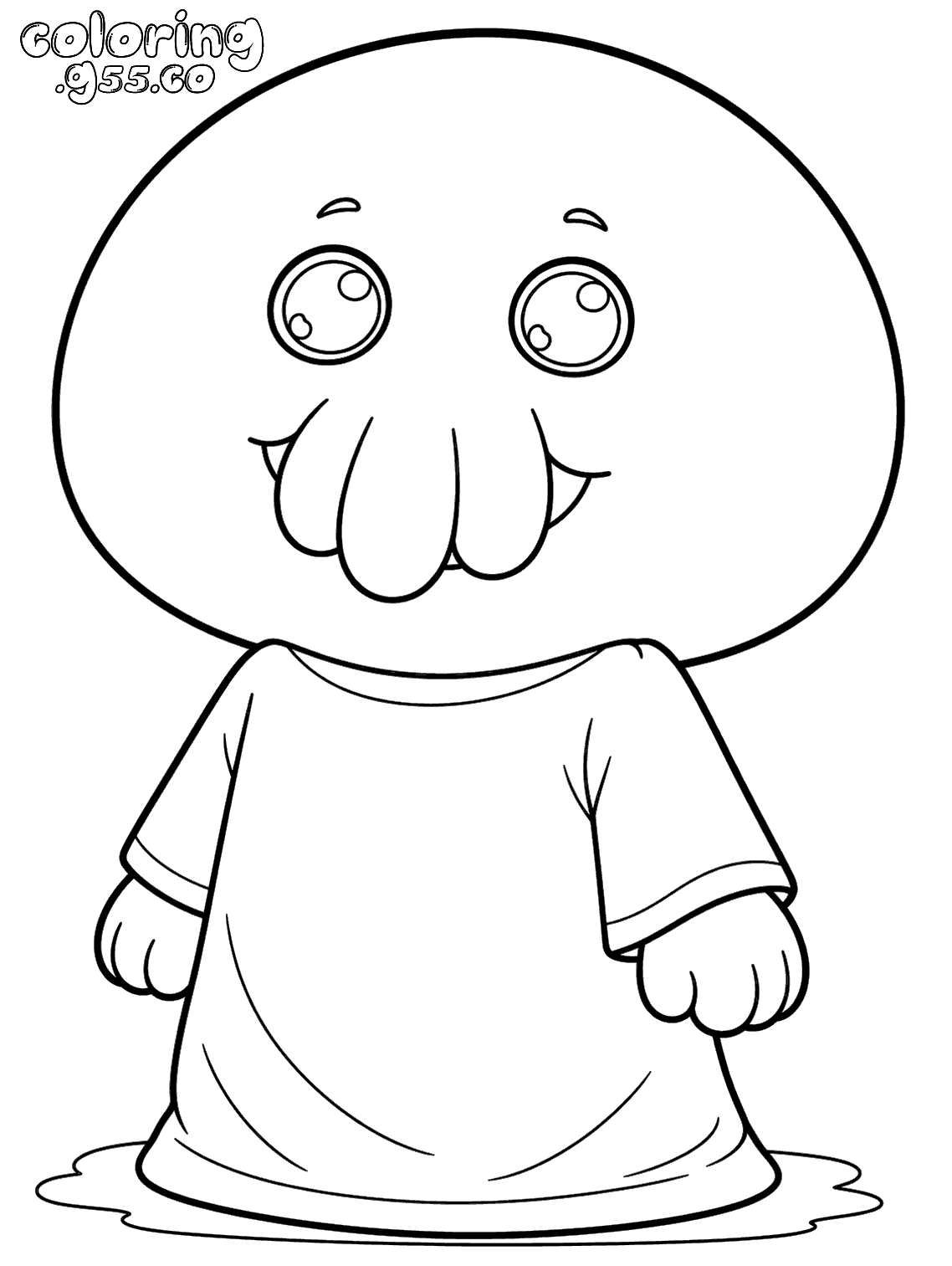 cute baby goomi minions monsters line arts