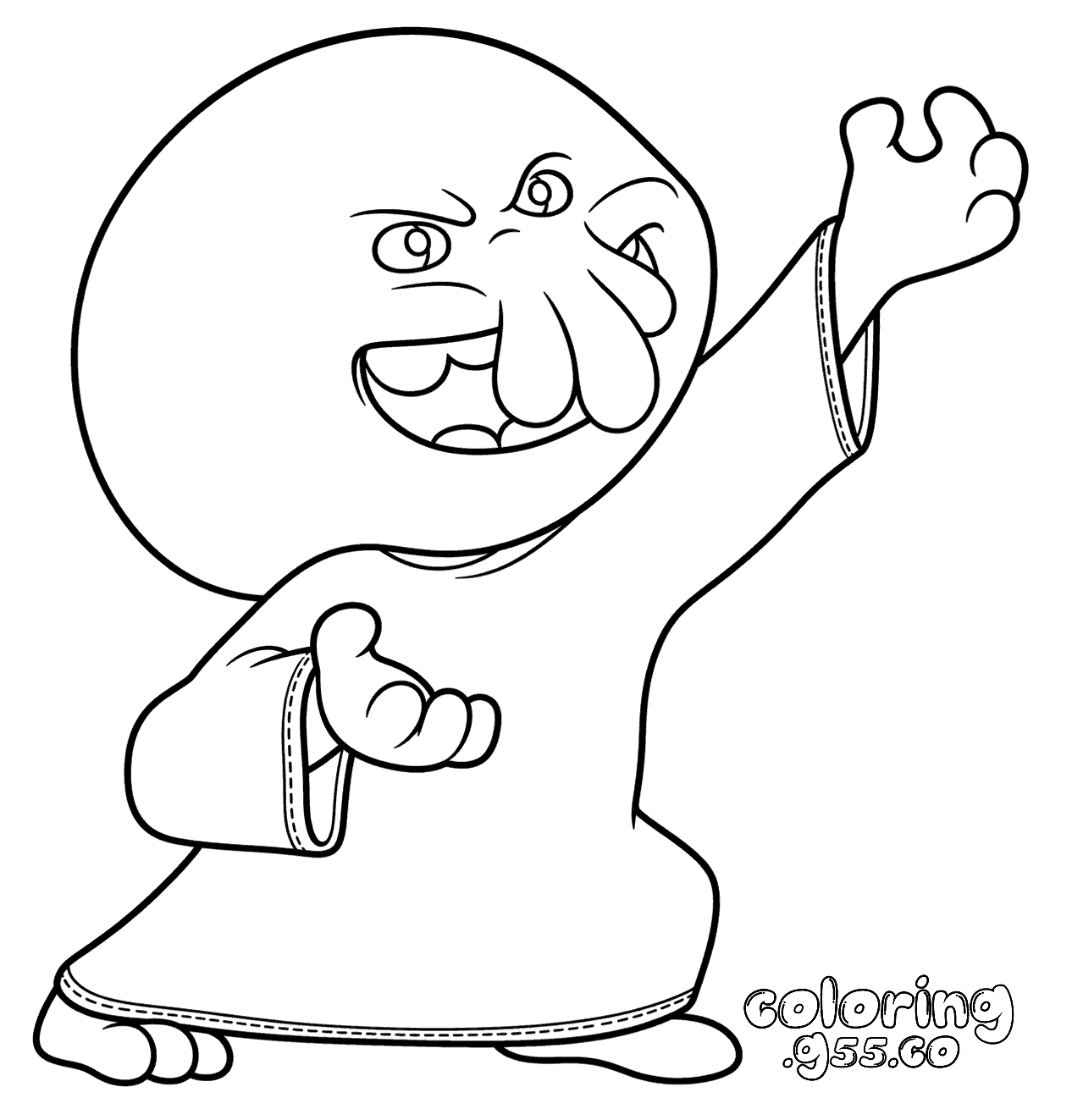 minions goomi villains monster line arts