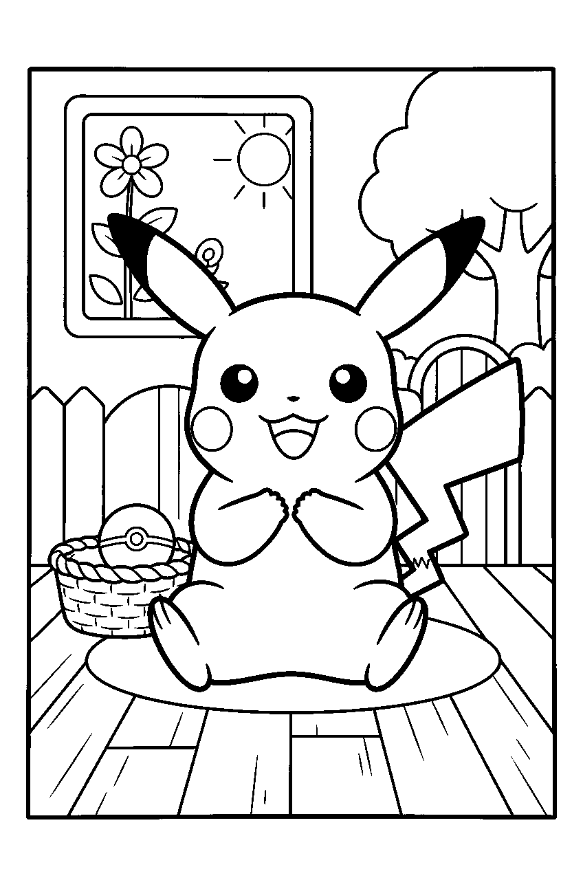 pokemon in pokemon daycare line art