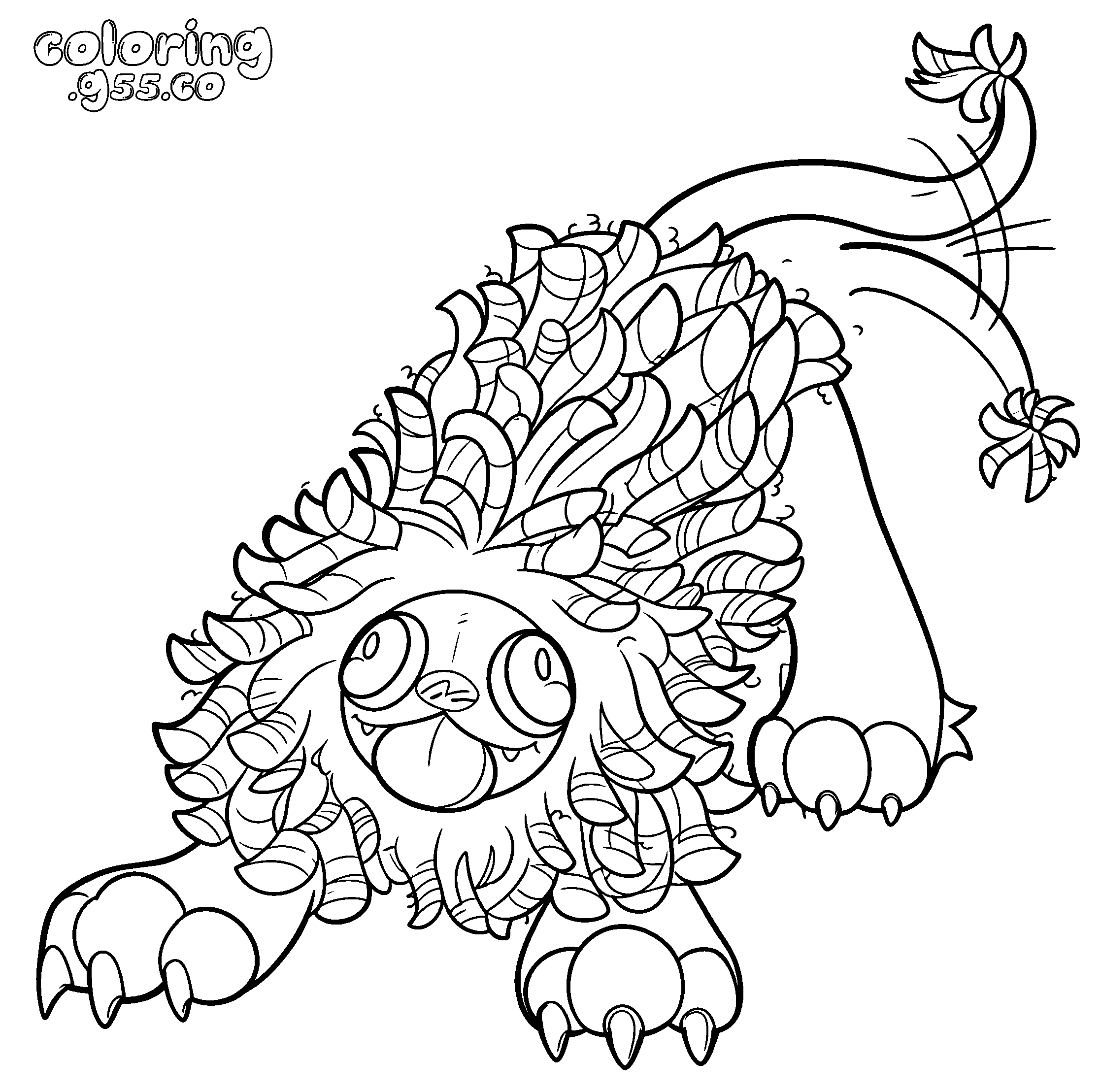cute poppy playtime yaraby line art