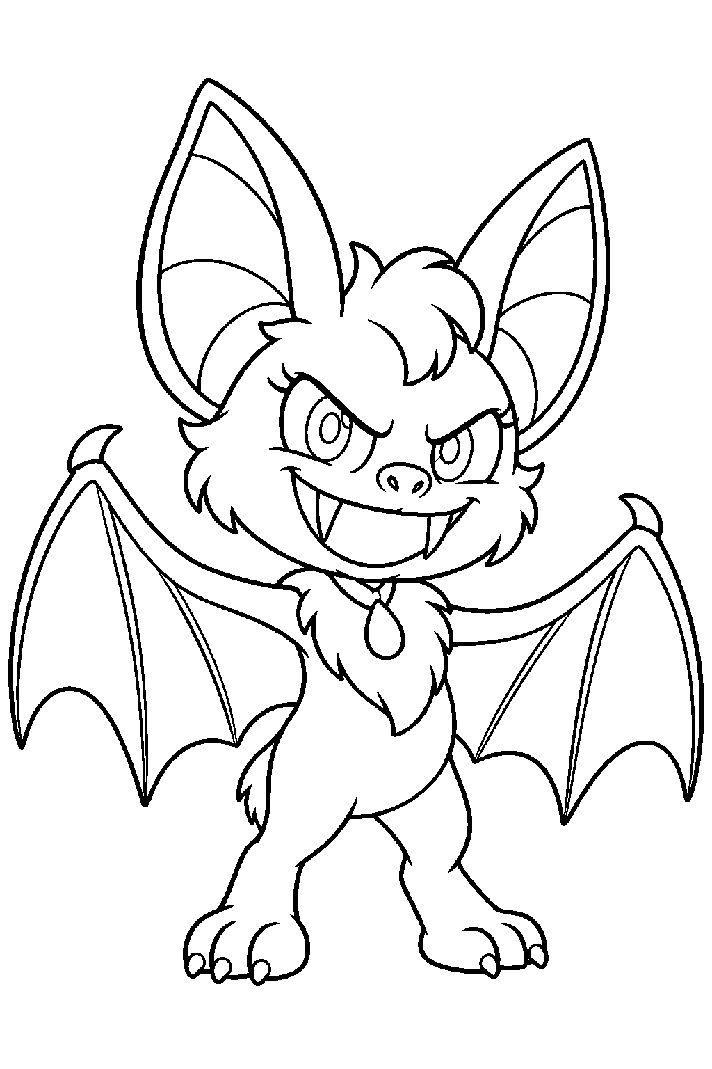 poppy playtime nightmare critters rabie baby spreading her bat wings line art