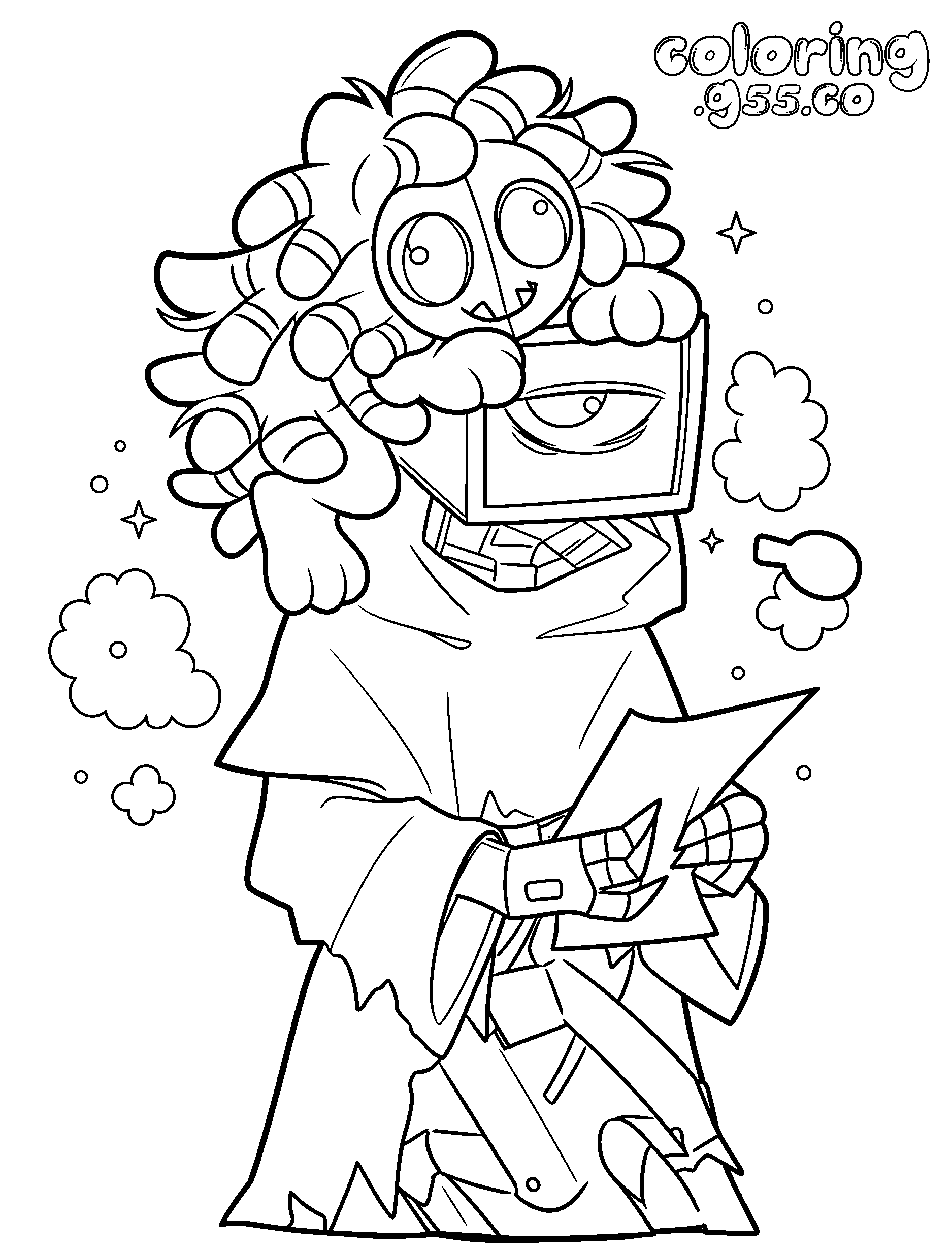 poppy playtime yaraby and tv character line art