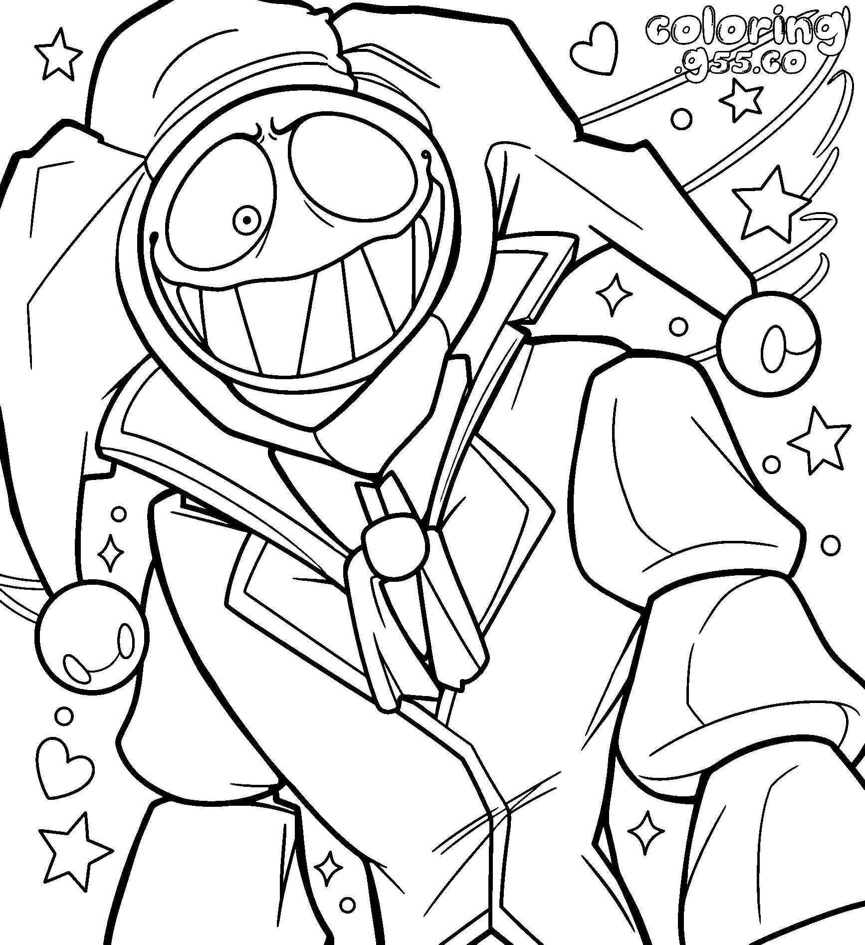 the prototype poppy playtime digital line art